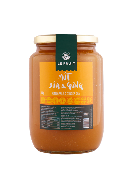 Mứt dứa gừng (Pineapple-Ginger Jam) - 1kg