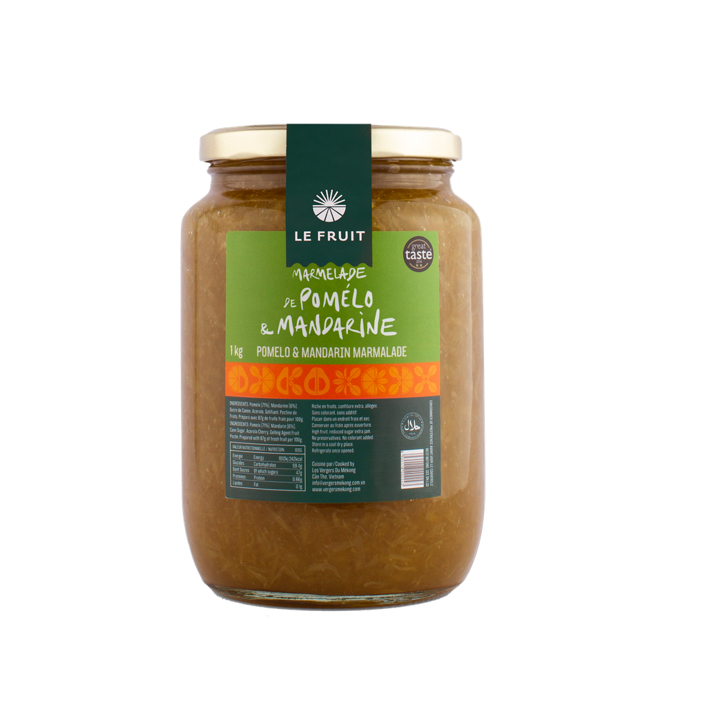 Mứt bưởi quýt (Pomelo Mandarin Marmalade) - 1kg