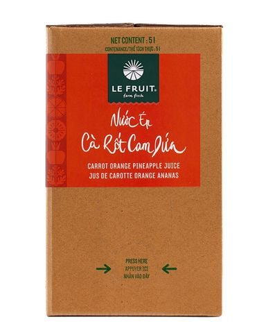 Nước ép Dứa - cà rốt - cam (Pineapple Carrot Orange Juice) - 5L