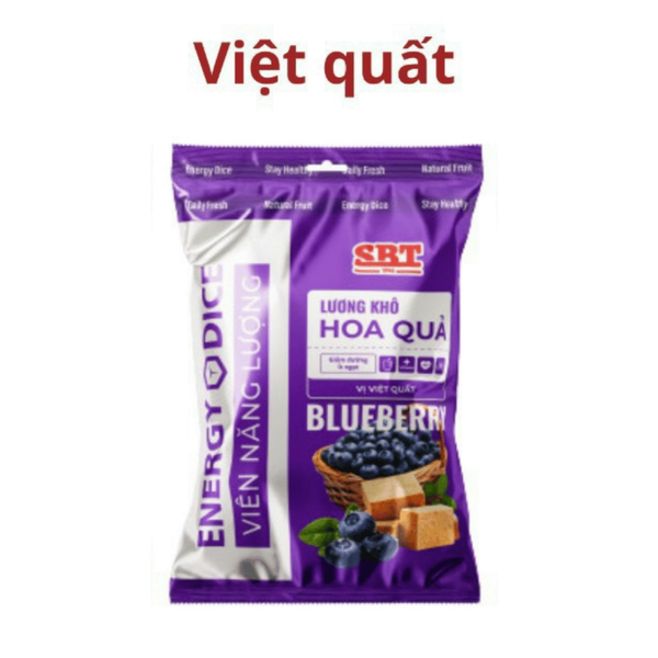 Lương khô Mini vị hoa quả  Việt Quất