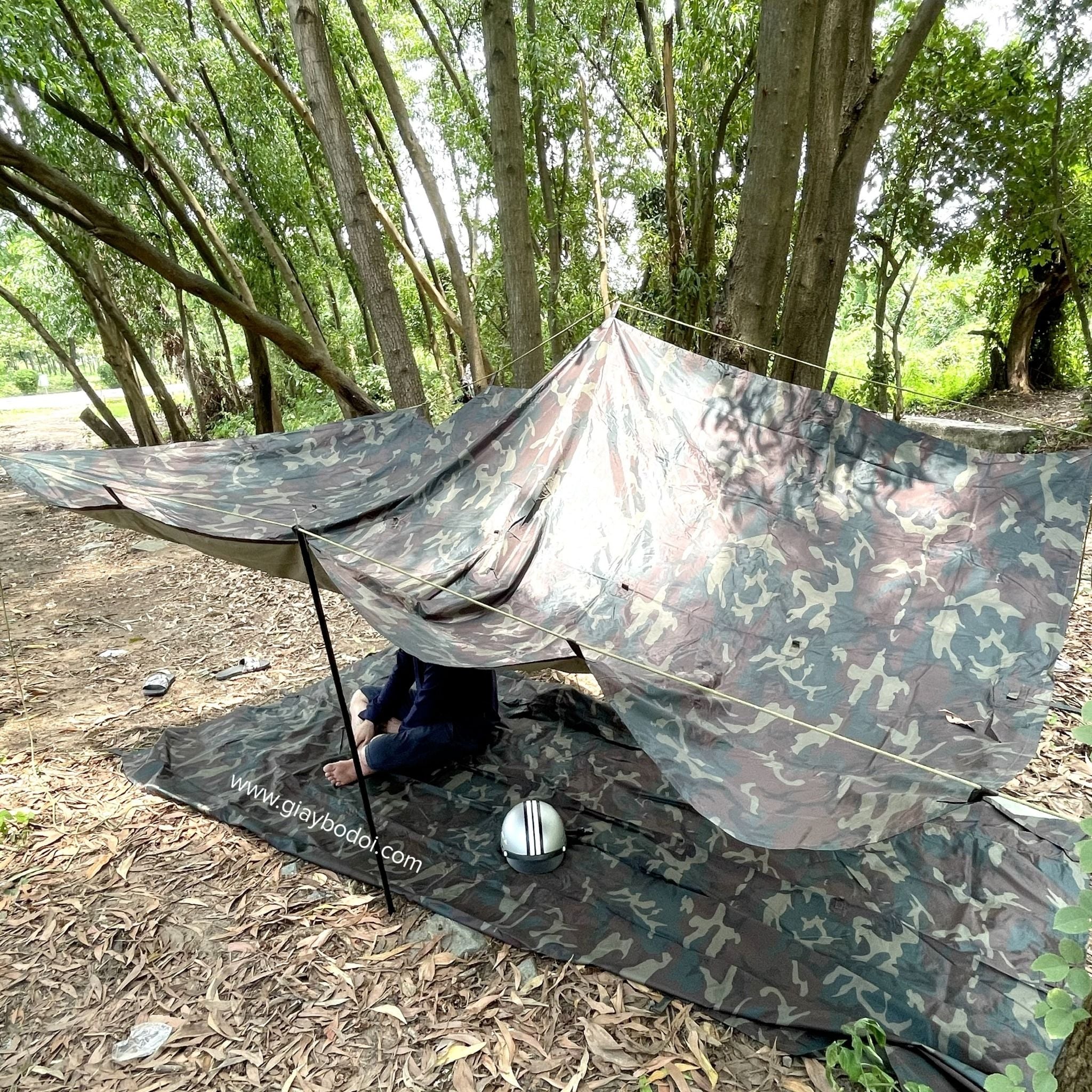  Tấm Tăng che võng Quân Đội, Tấm Trải quân nhu và dây dù 16 mét 