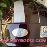  Mũ Bảo Hiểm Công a Nâu 2 Sọc - Không Kínhn 