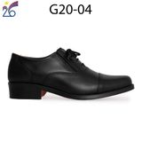  Giày da cấp tá  G20-04 đế vàng cao cấp ( Buộc giả dây) - Công ty 26 Bộ Quốc Phòng sản xuất 