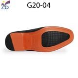  Giày da cấp tá  G20-04 đế vàng cao cấp ( Buộc giả dây) - Công ty 26 Bộ Quốc Phòng sản xuất 