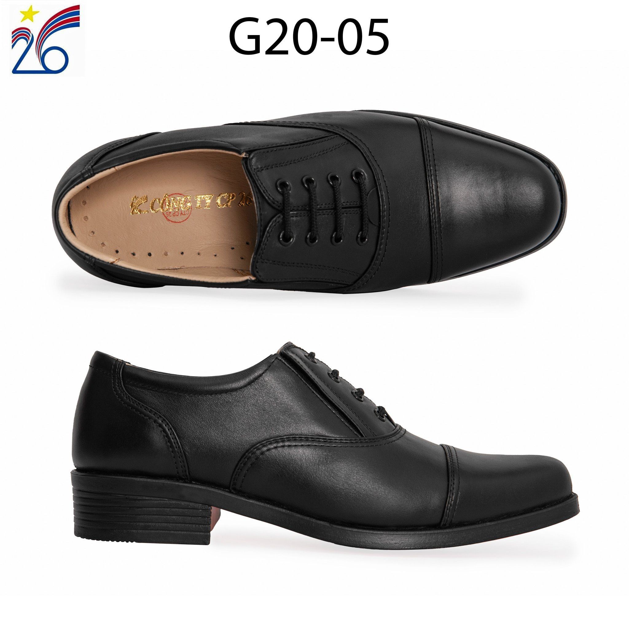  Giày Kiểu Quân Đội Cấp tướng đế vàng mã 05-Công ty CP 26 