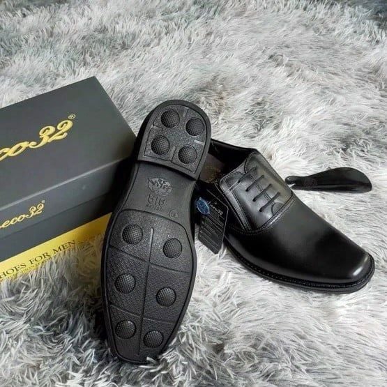  Giày Kiểu Quân Đội Cấp Tướng Cao Trong -  Cao Cấp, Đế Hơi- Da Cừu, Cao Trong 729 