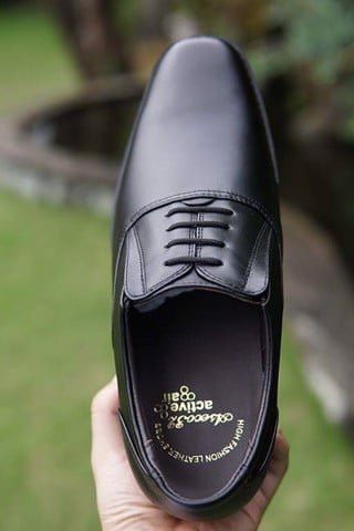  Giày Kiểu Quân Đội Cấp Tướng Cao Trong -  Cao Cấp, Đế Hơi- Da Cừu, Cao Trong 729 