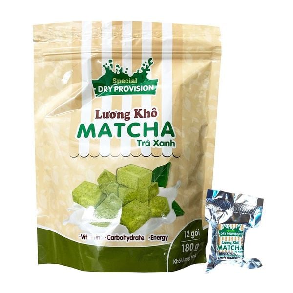 1 thùng LƯƠNG KHÔ MATCHA TRÀ XANH -2.88kg