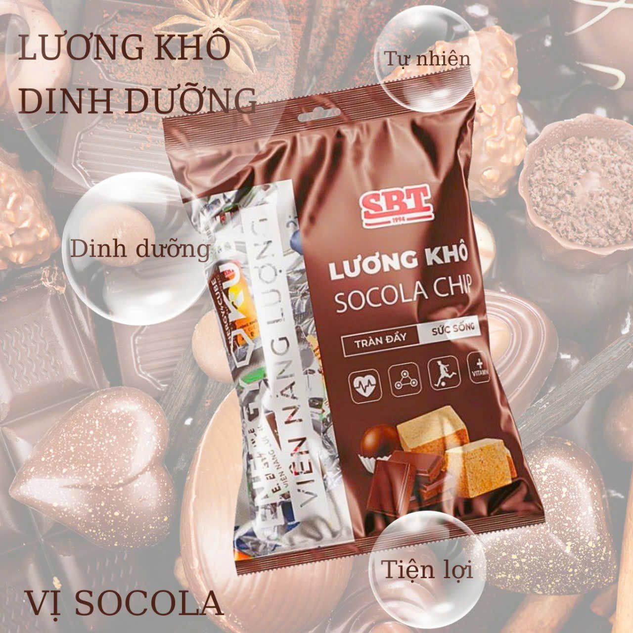  Lương khô Dinh dưỡng Mini vị Socola 