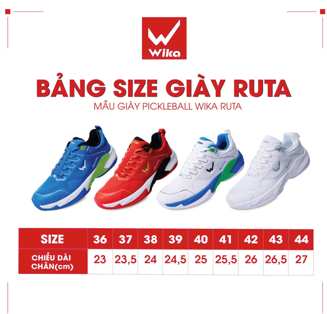  Giày Pickleball Wika RUTA Quang Dương 