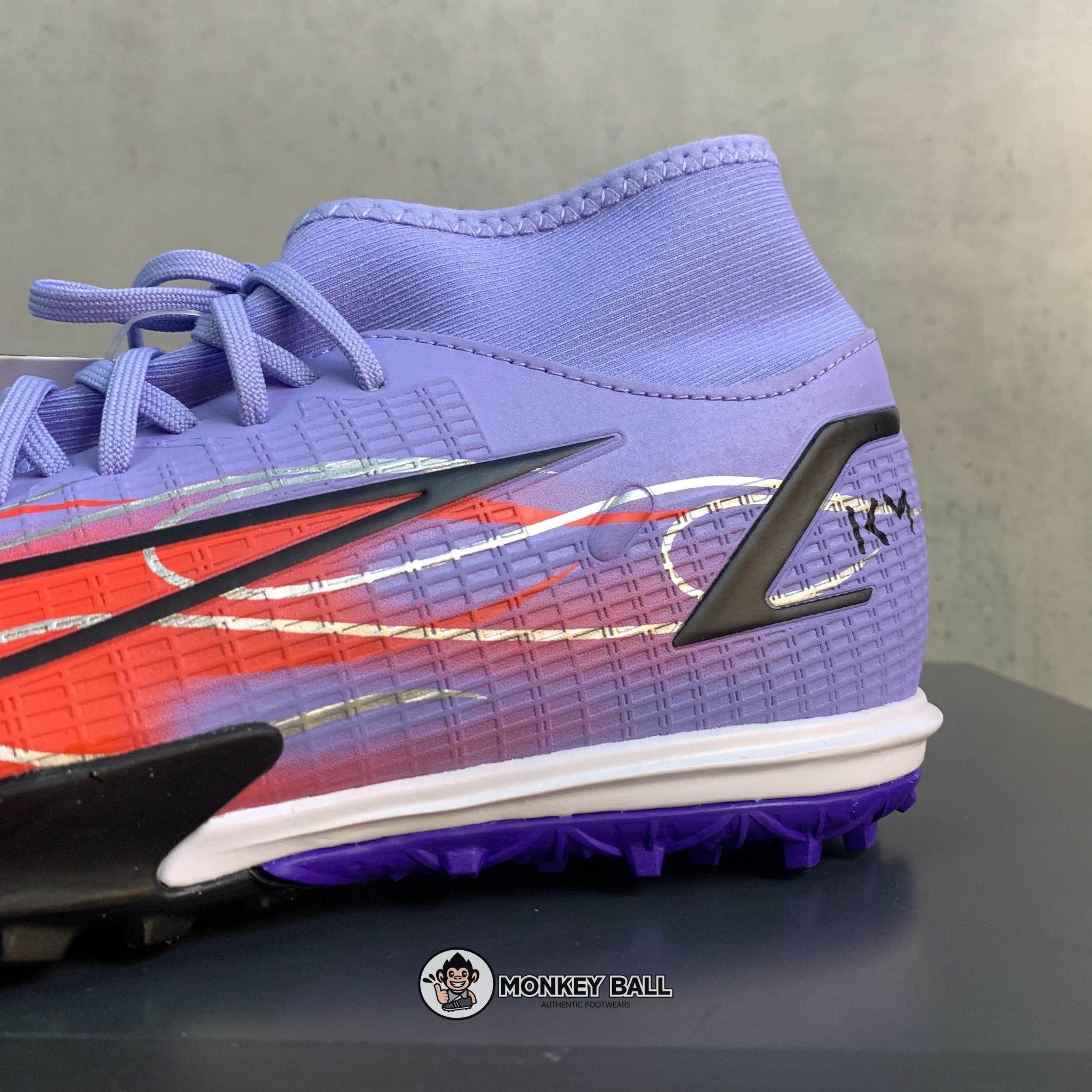  Nike Superfly 8 KM Academy TF - DB2868-506 - Tím/Đỏ 