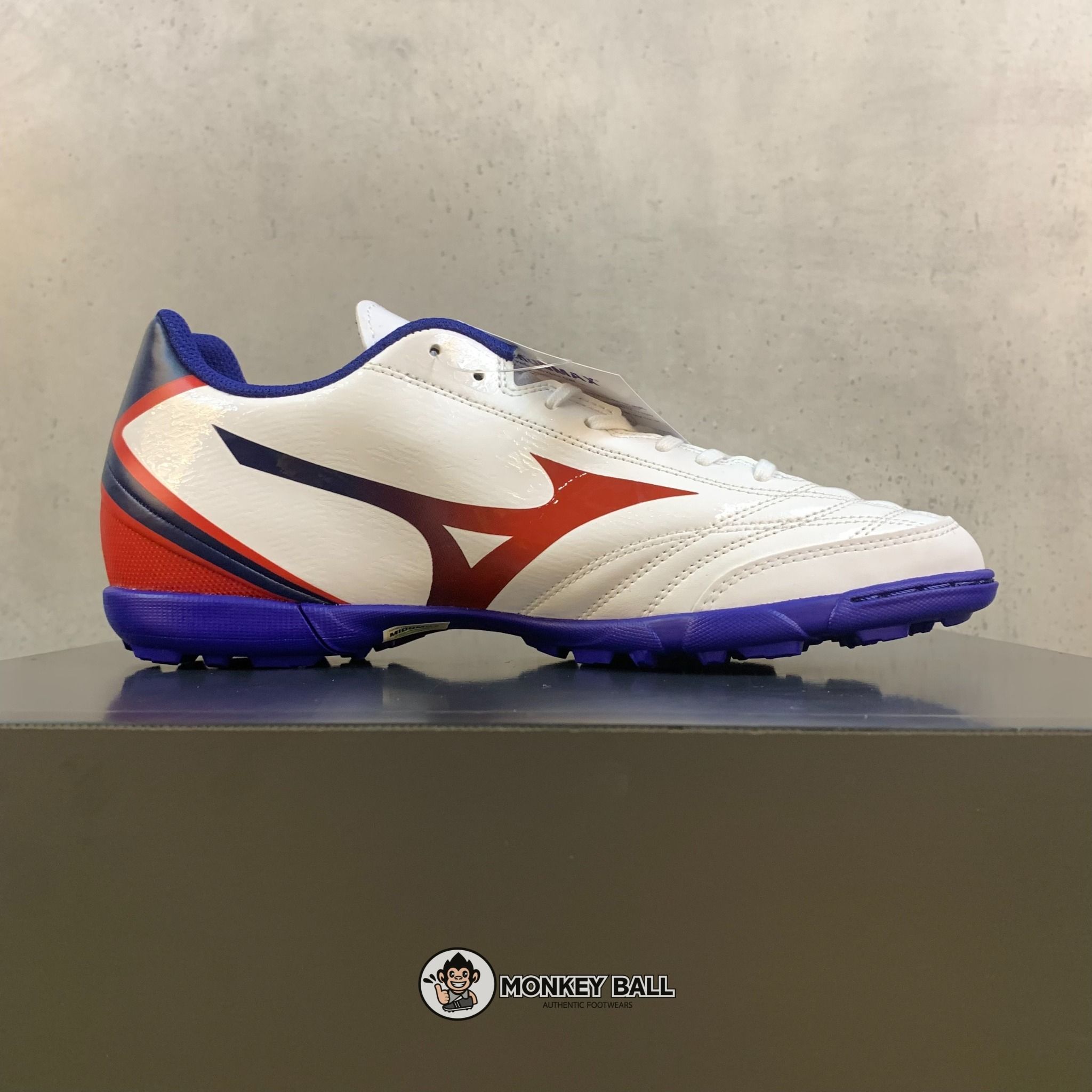  Mizuno Monarcida Neo Sala Select TF - Q1GB212262 - Trắng/Đỏ/Xanh 