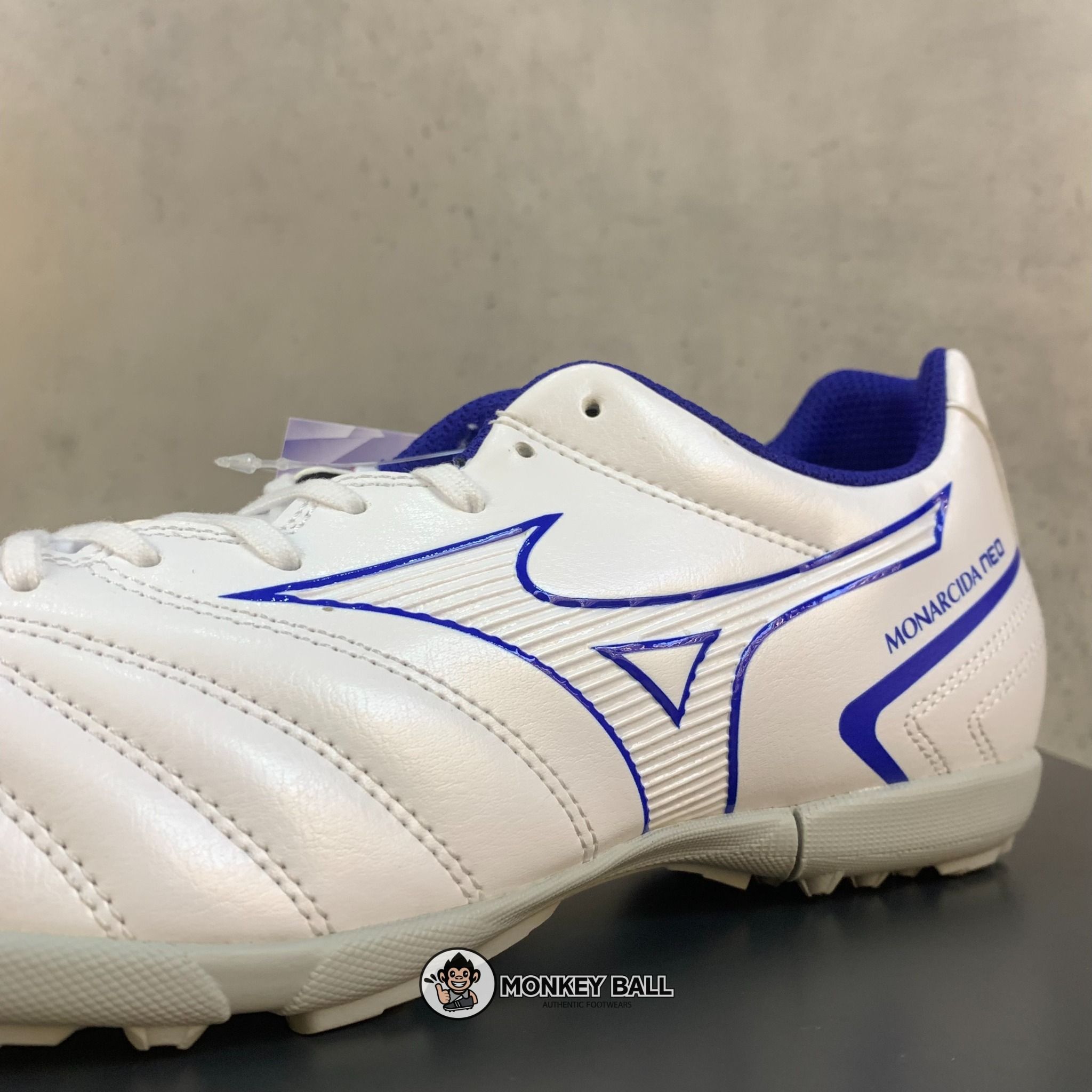  Mizuno Monarcida Neo 2 Select AS TF - P1GD222525 - Trắng/Xanh 