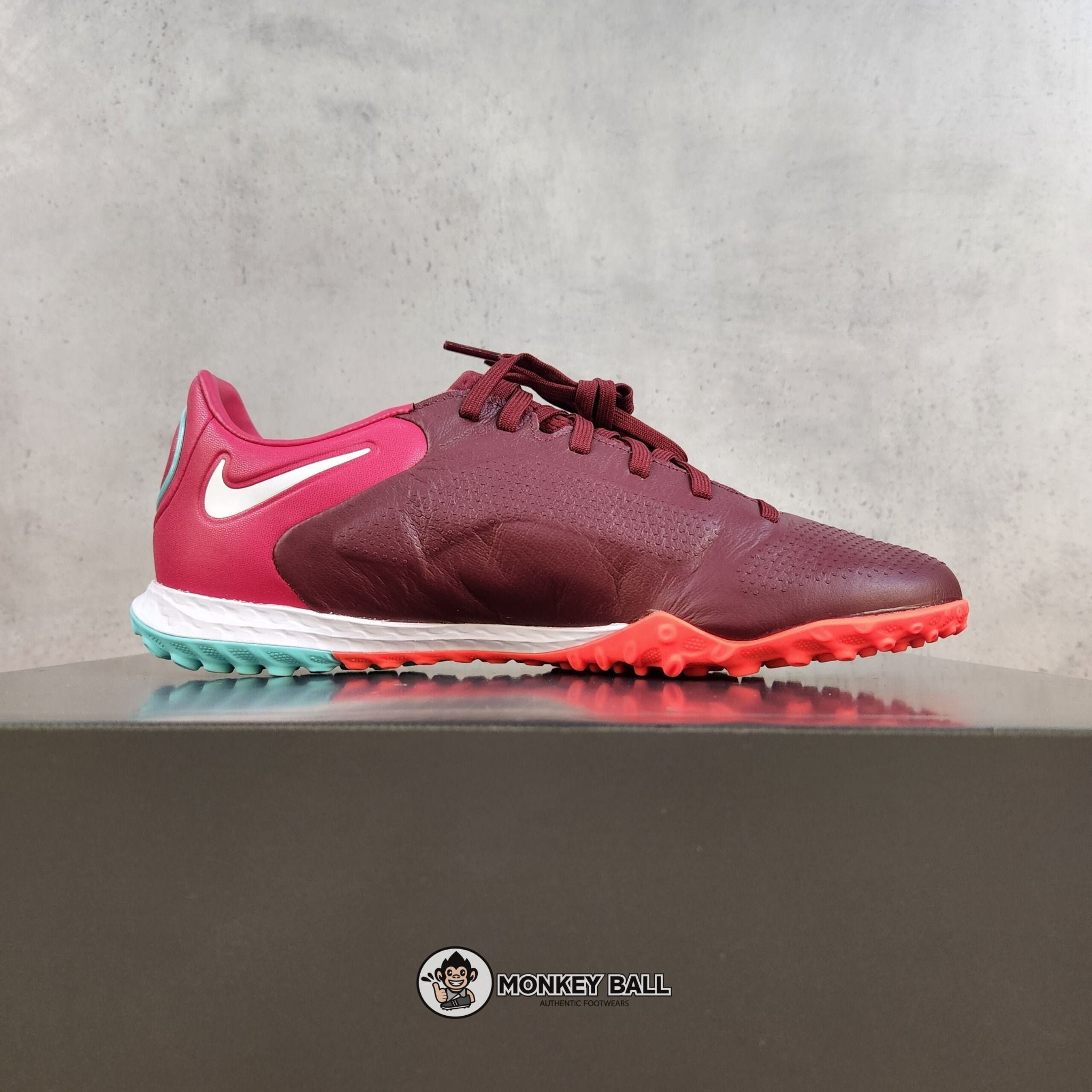  Nike React Tiempo 9 Legend Pro TF - DA1192-616 - Đỏ Mận 