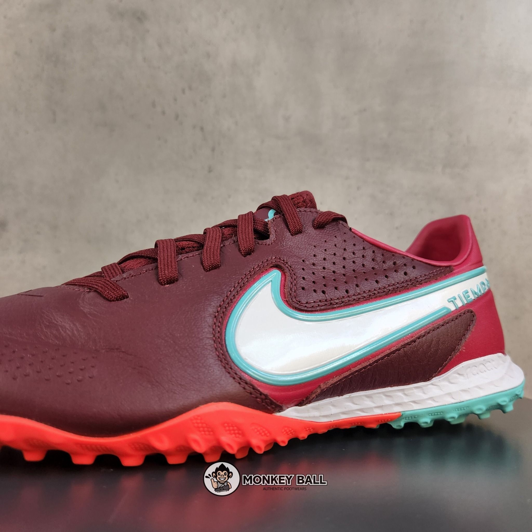  Nike React Tiempo 9 Legend Pro TF - DA1192-616 - Đỏ Mận 