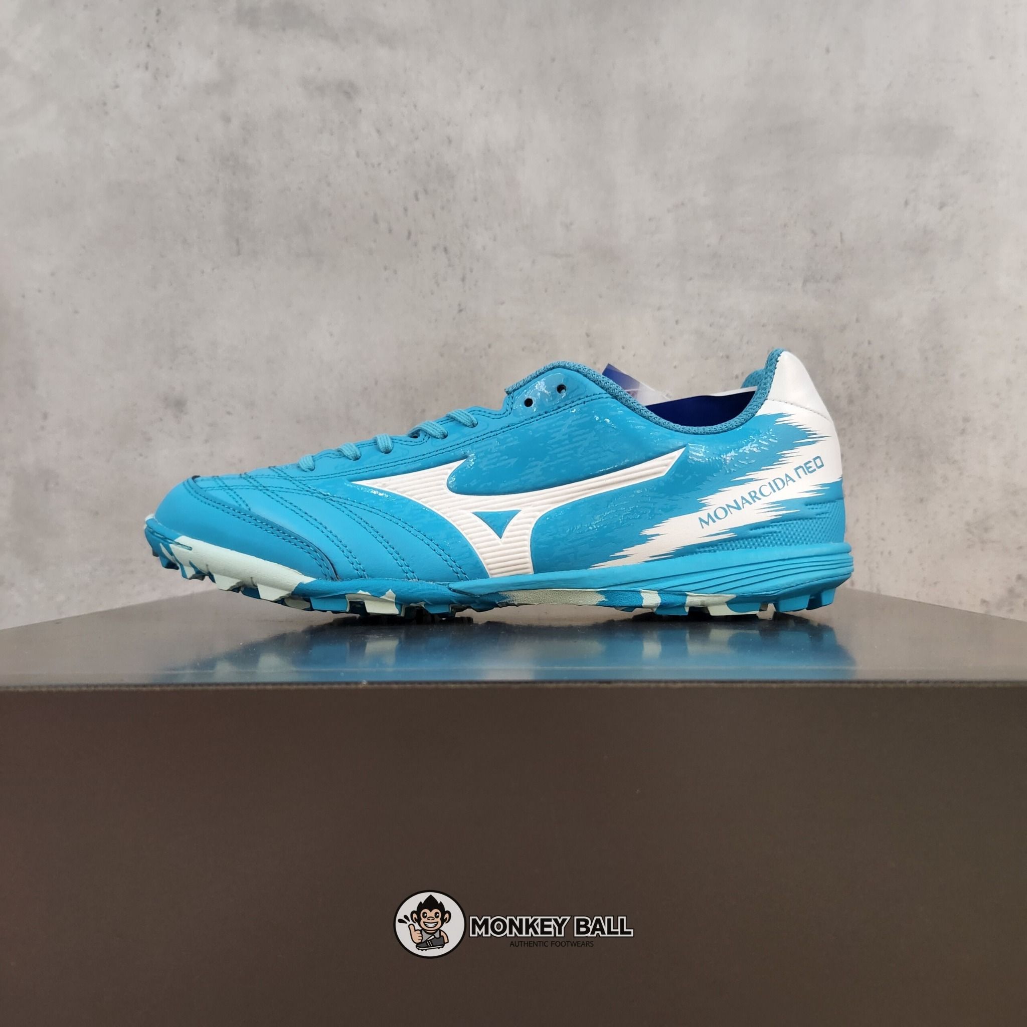  Mizuno Monarcida Neo Sala Pro TF - Q1GB212123 - Xanh ngọc 