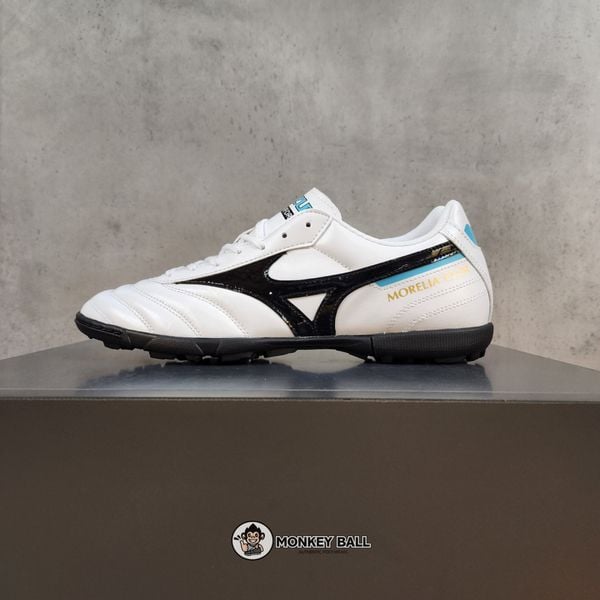  Mizuno Morelia 2 Club AS - P1GD221609 - Trắng/Đen/Xanh 