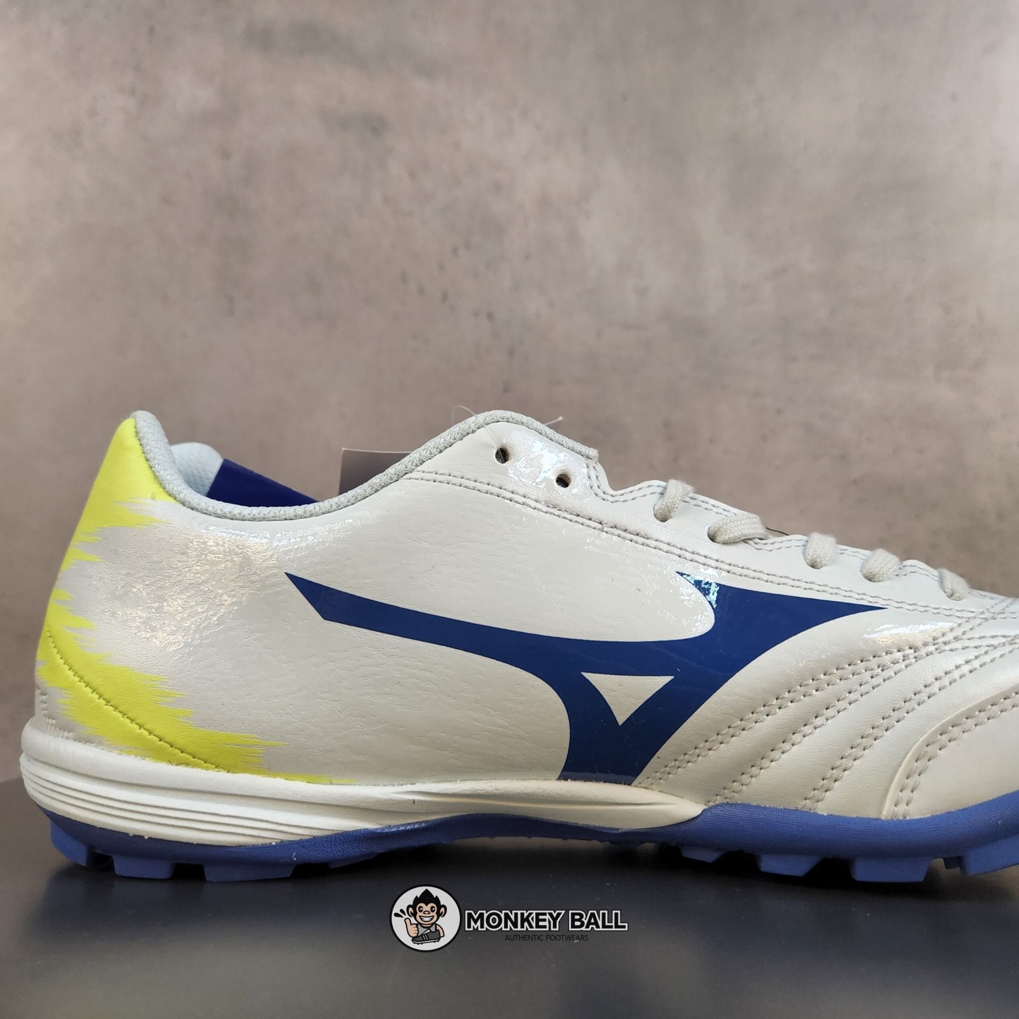  Mizuno Monarcida Neo Sala Pro TF - Q1GB222127 - Trắng Xanh 