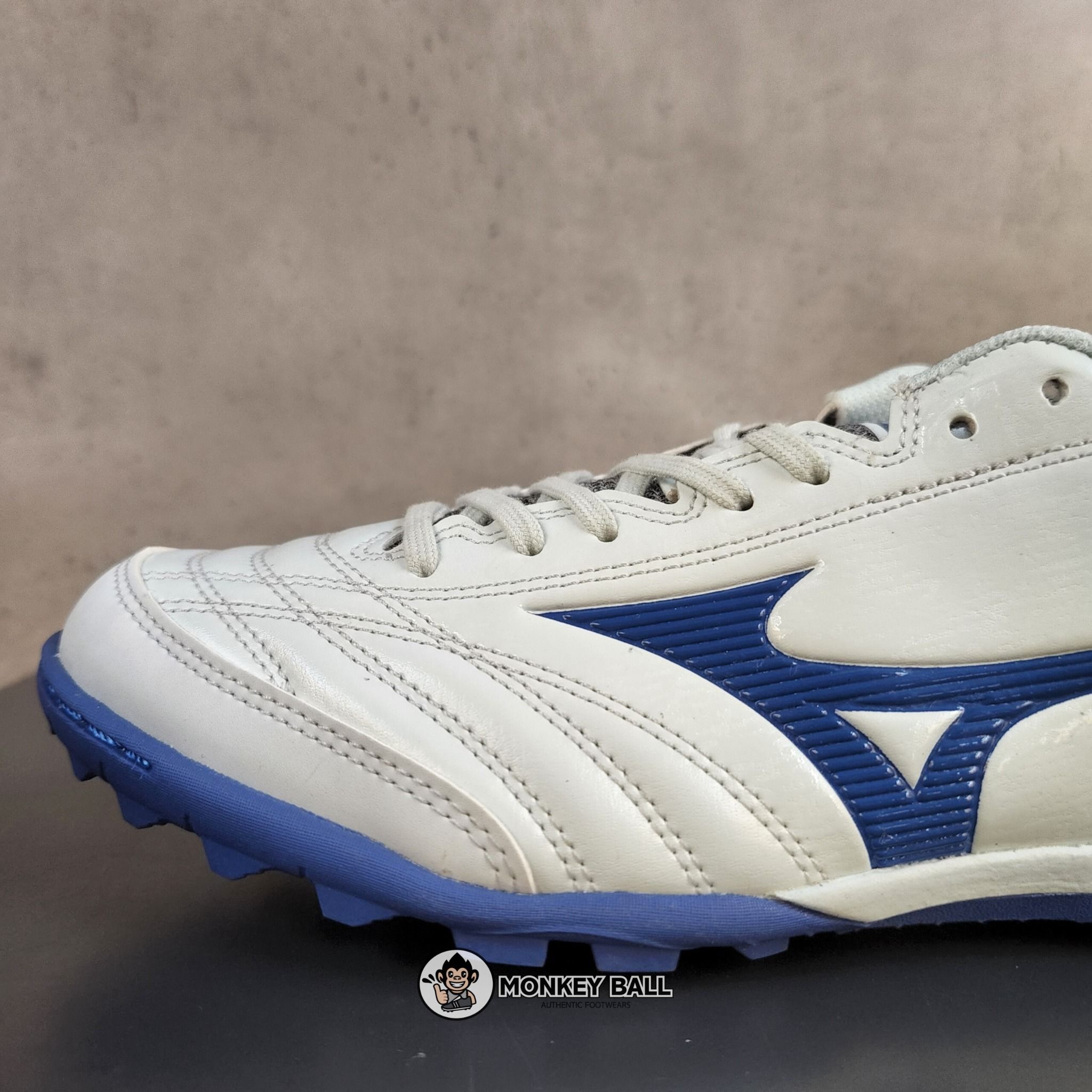  Mizuno Monarcida Neo Sala Pro TF - Q1GB222127 - Trắng Xanh 