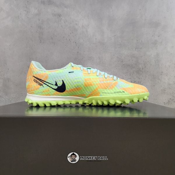  Nike Zoom Mercurial Vapor 15 Academy TF - DJ5635-343 - Xanh/Cam Xoài 