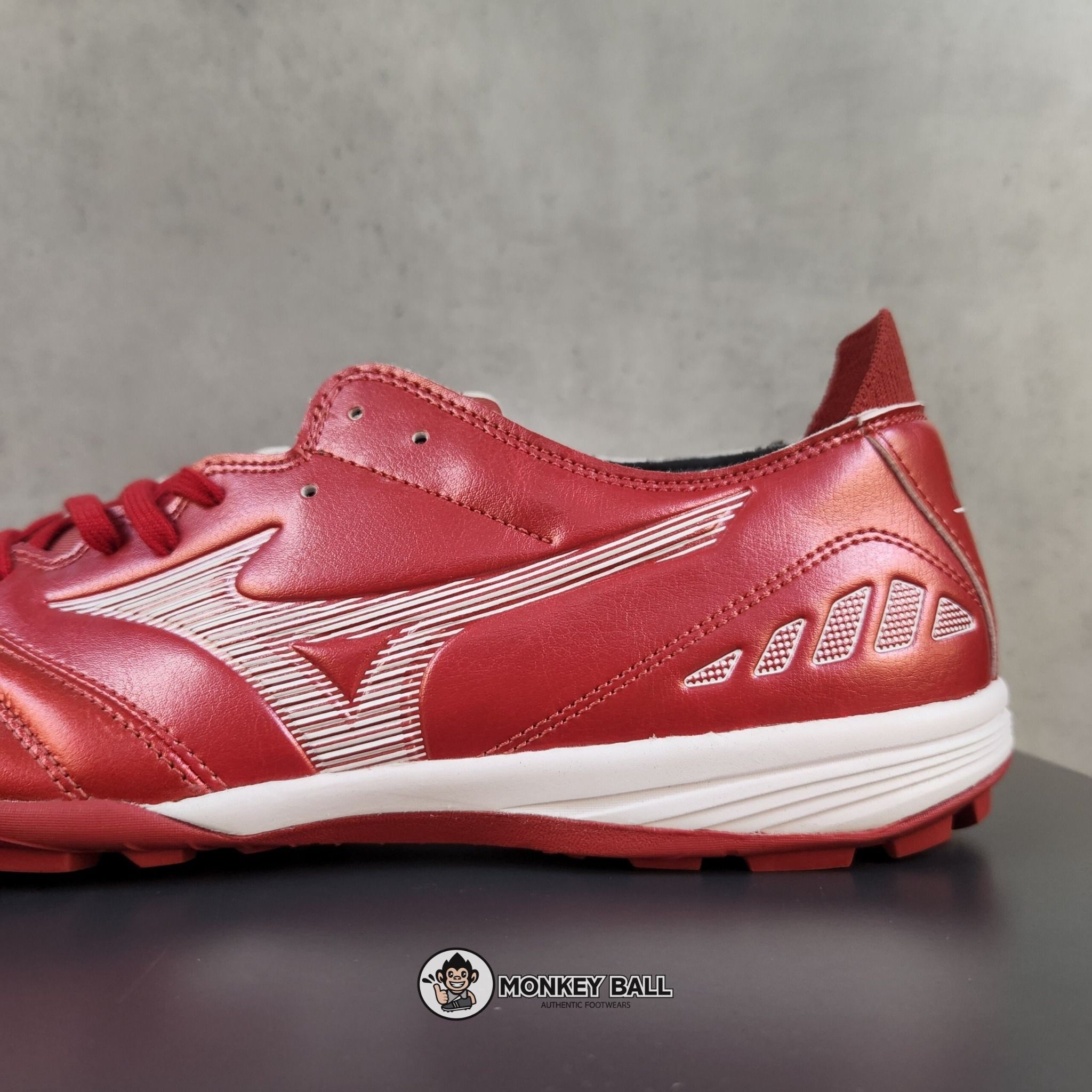  Mizuno Morelia Neo 3 Pro AS TF - P1GD228460 - Đỏ mận/Xám 