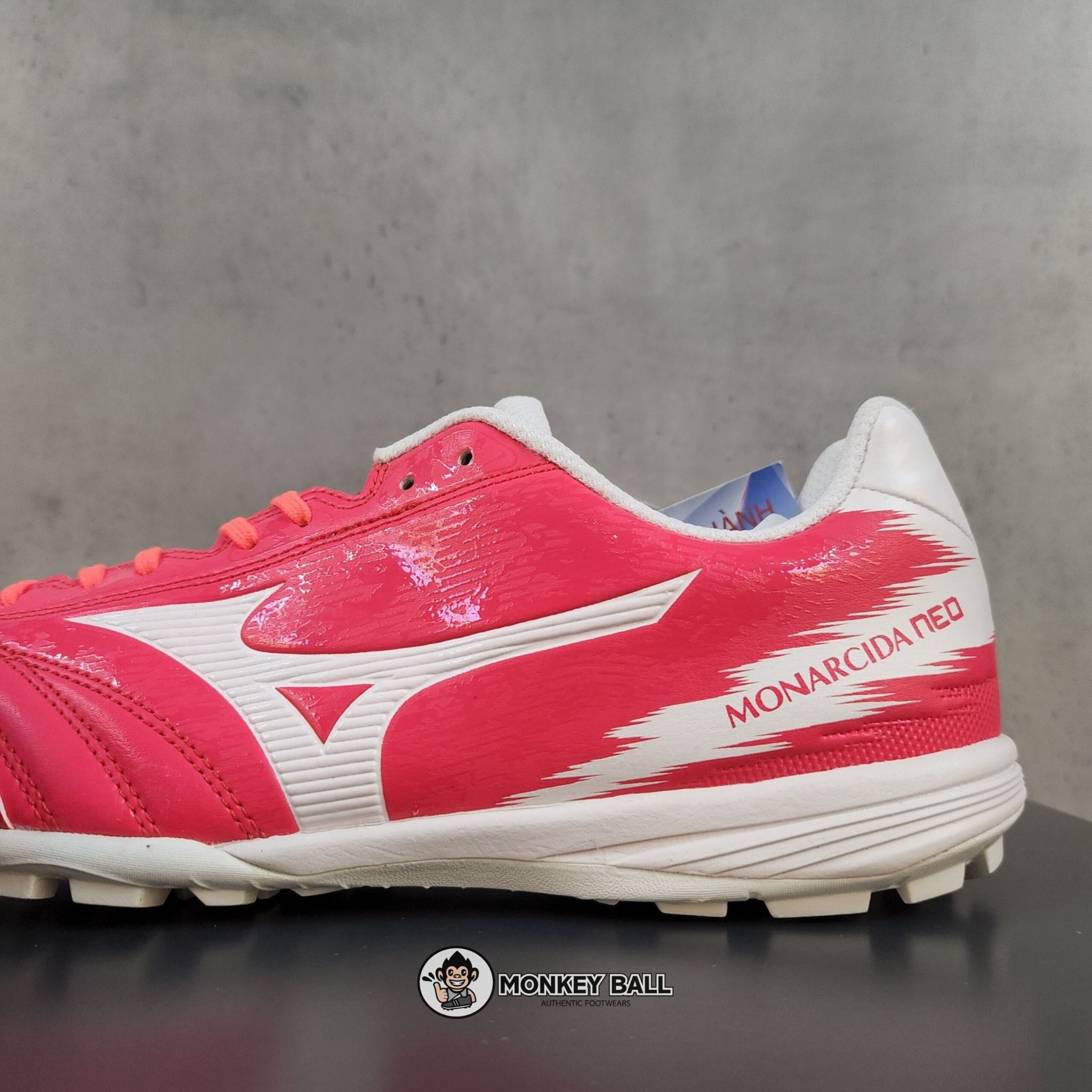  Mizuno Monarcida Neo Sala Pro TF - Q1GB201164 - Hồng Trắng 