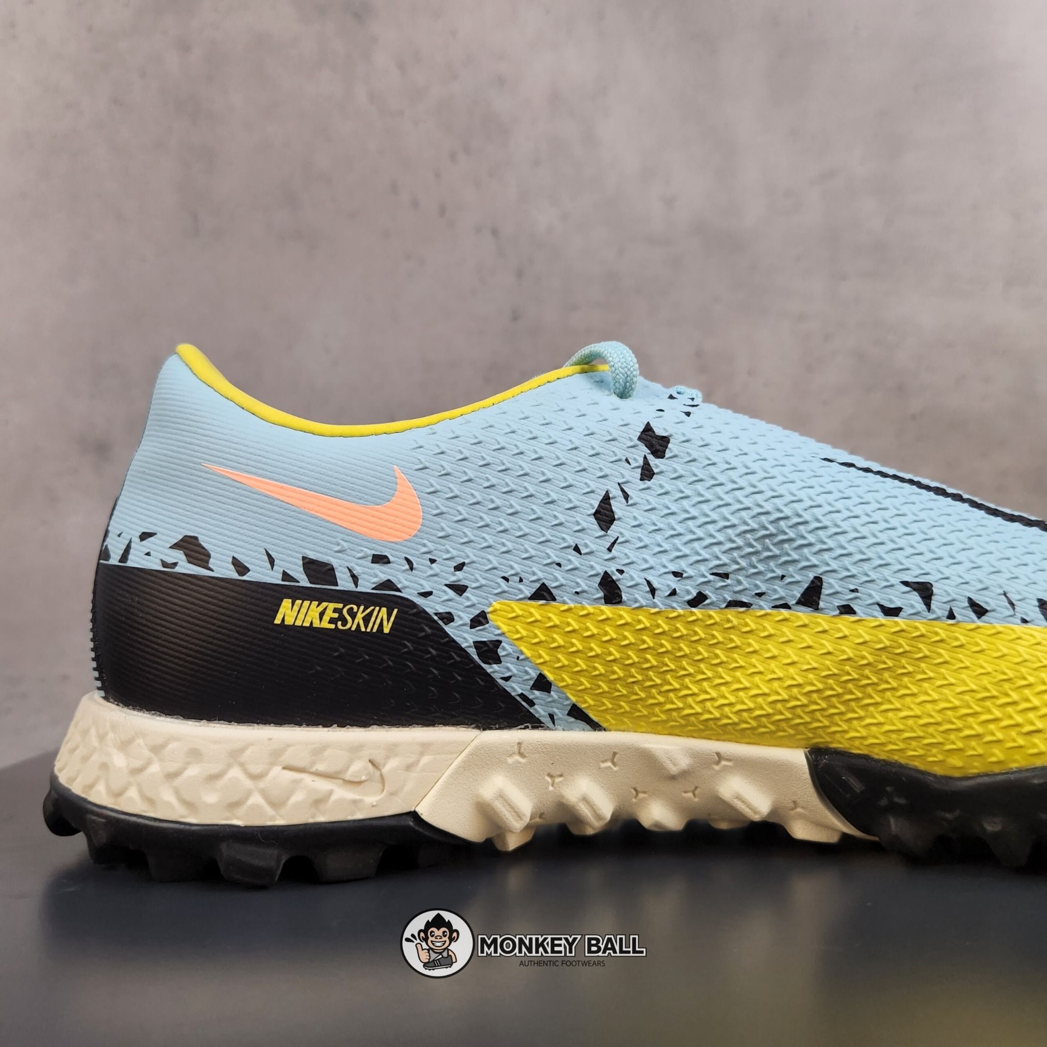  Nike React Phantom GT2 Pro TF - DC0768-407- Xanh / Vàng/ Đen 