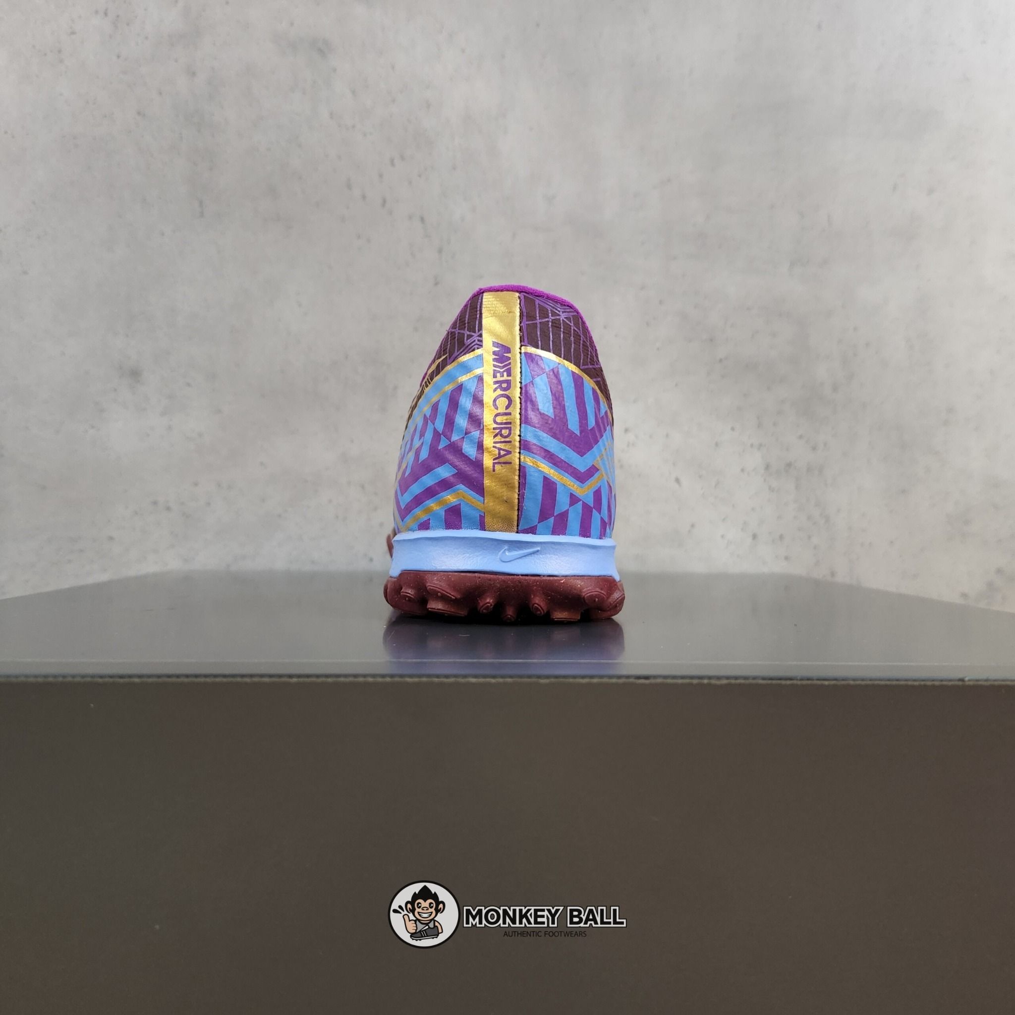  Nike Zoom Mercurial Vapor 15 Academy  KM TF - DV0708-694 - Tím/Xanh/Vàng 