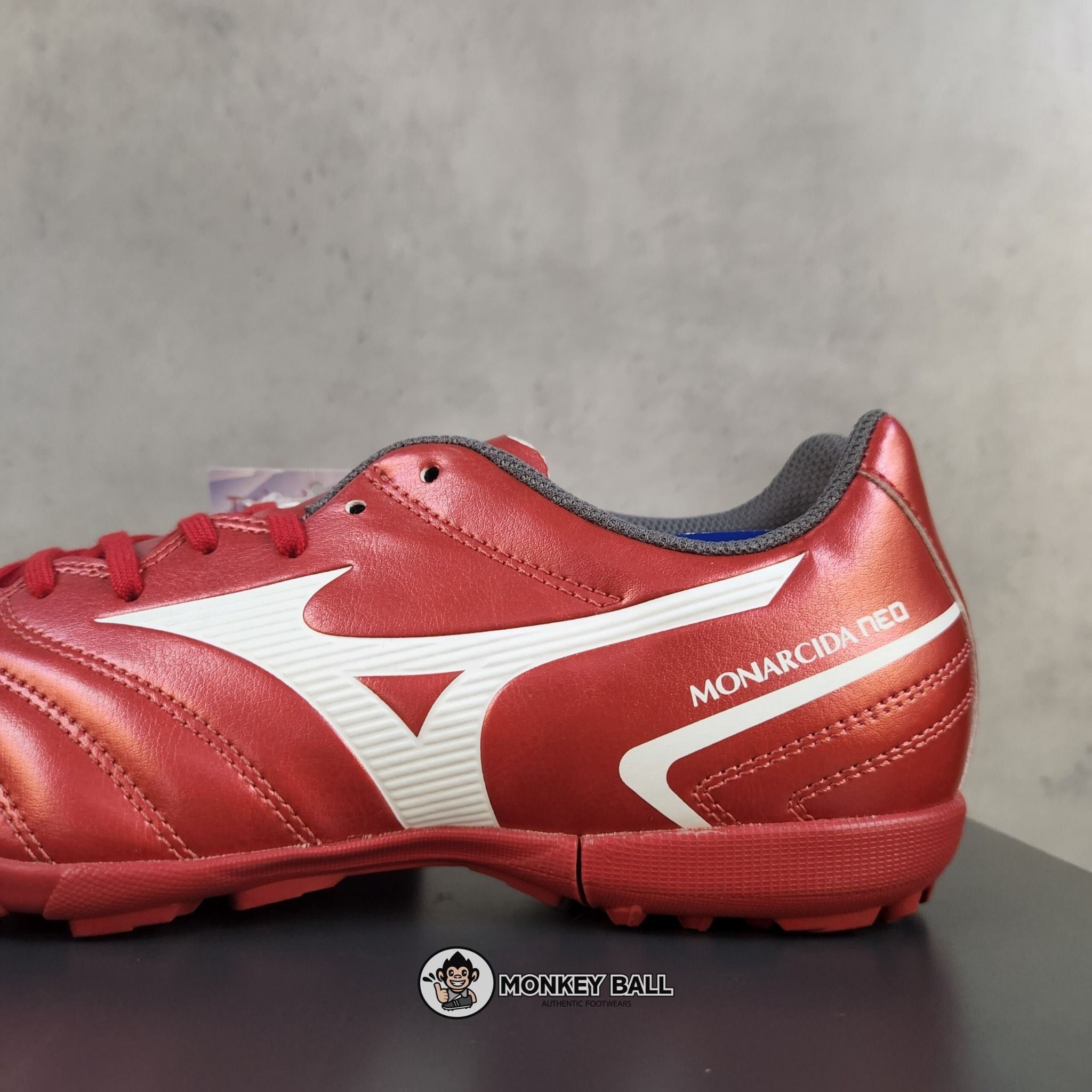  Mizuno Monarcida Neo 2 Select AS TF - P1GD222560 - Đỏ Mận/Trắng 