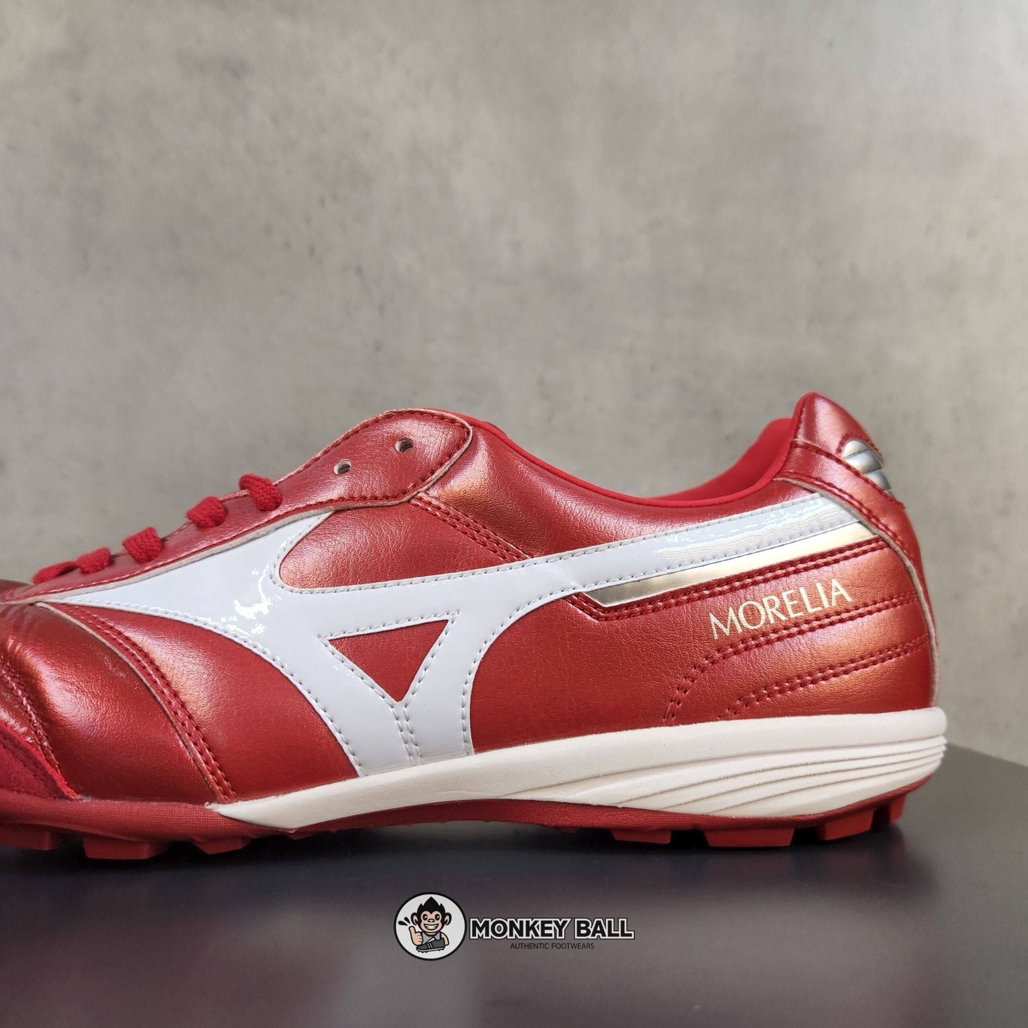  Mizuno Morelia Sala Elite TF - Q1GB221060 - Đỏ Mận / Trắng 