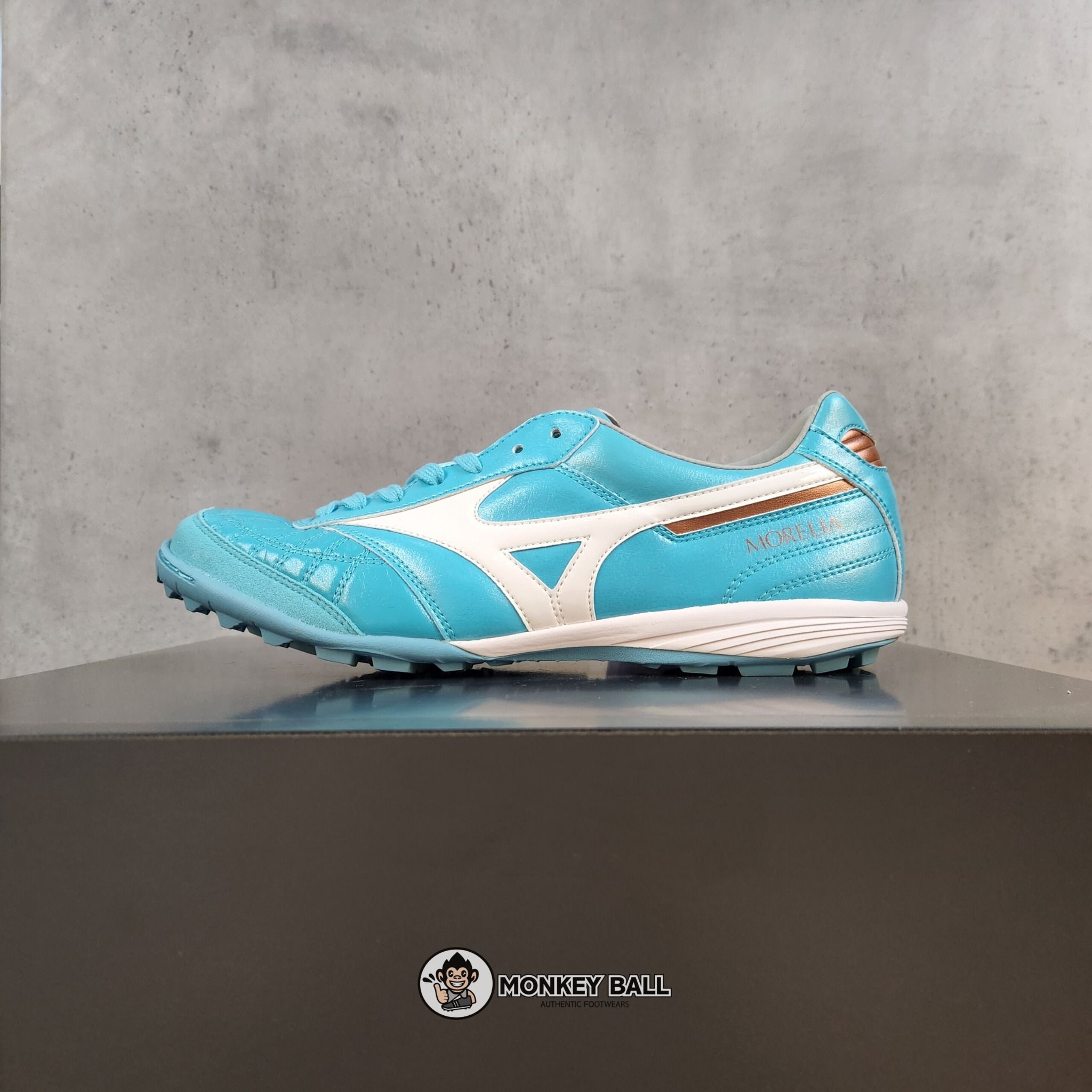  Mizuno Morelia Sala Japan TF - Q1GB230025 - Xanh ngọc / Trắng 