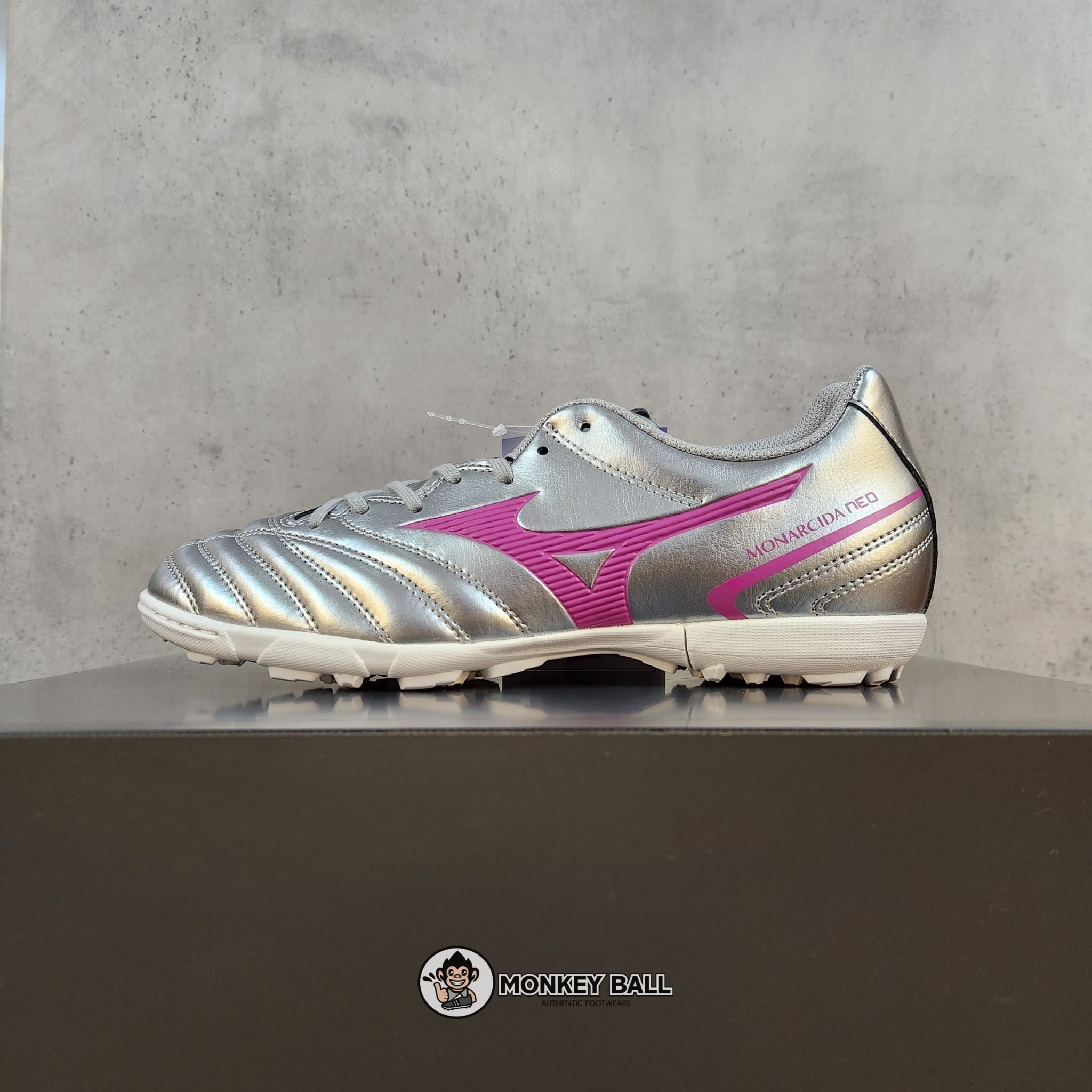  Mizuno Monarcida Neo 2 Select AS TF - P1GD210564  - Bạc / Hồng 