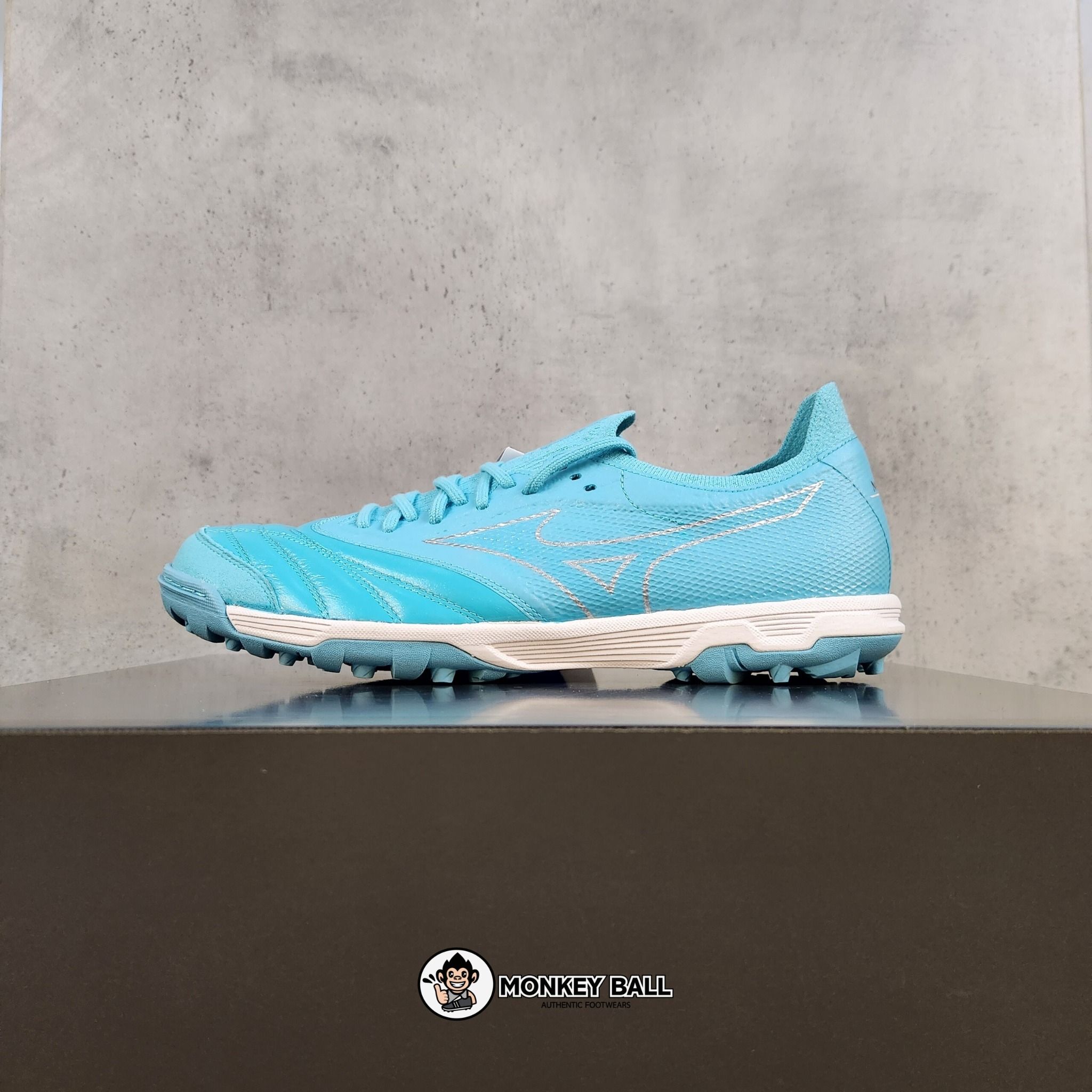  Mizuno Morelia Neo Sala Beta Japan TF - Q1GB239025 - Xanh Ngọc 