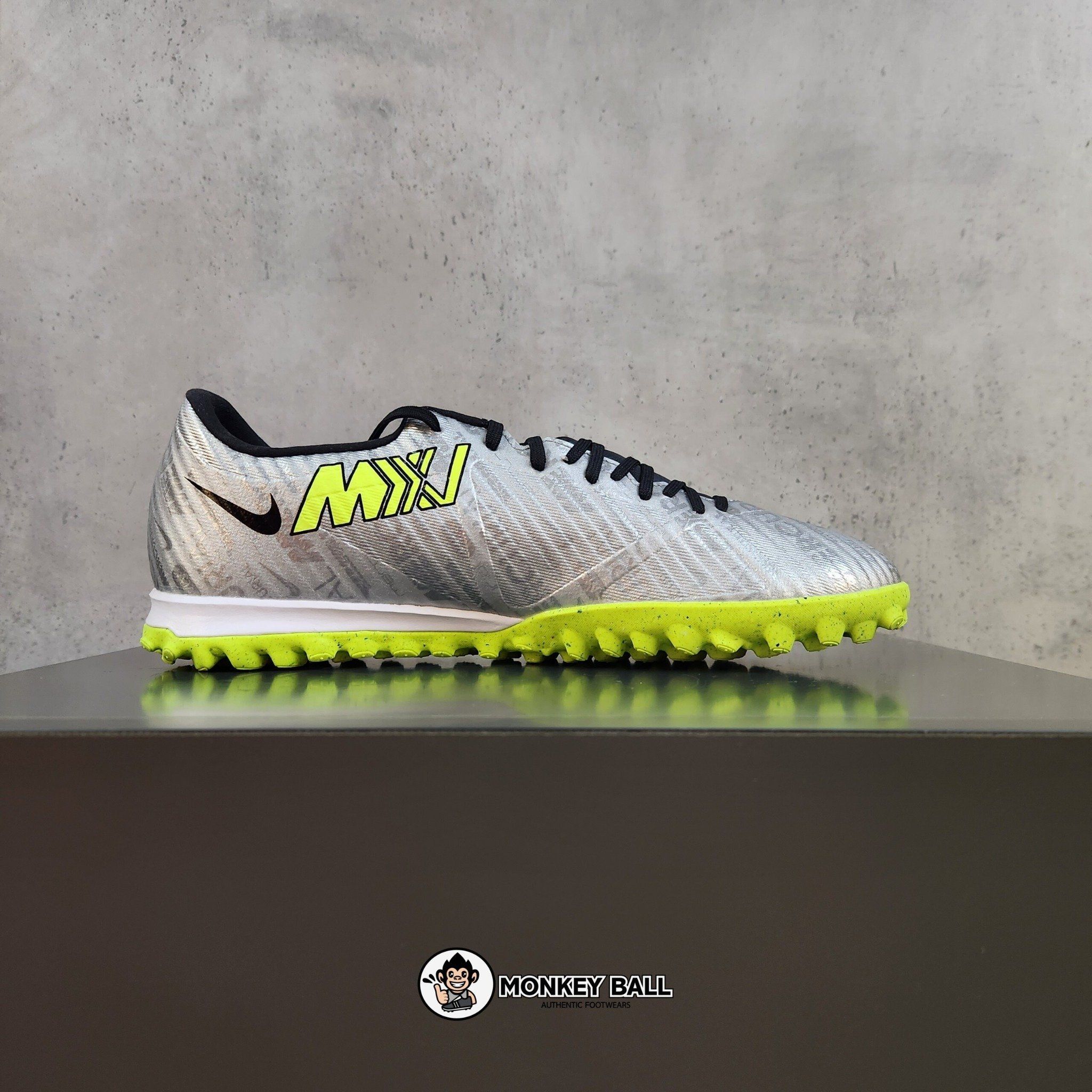  Nike Zoom Vapor 15 Academy XXV TF - FB8396-060 - Bạc/Xanh Neon 