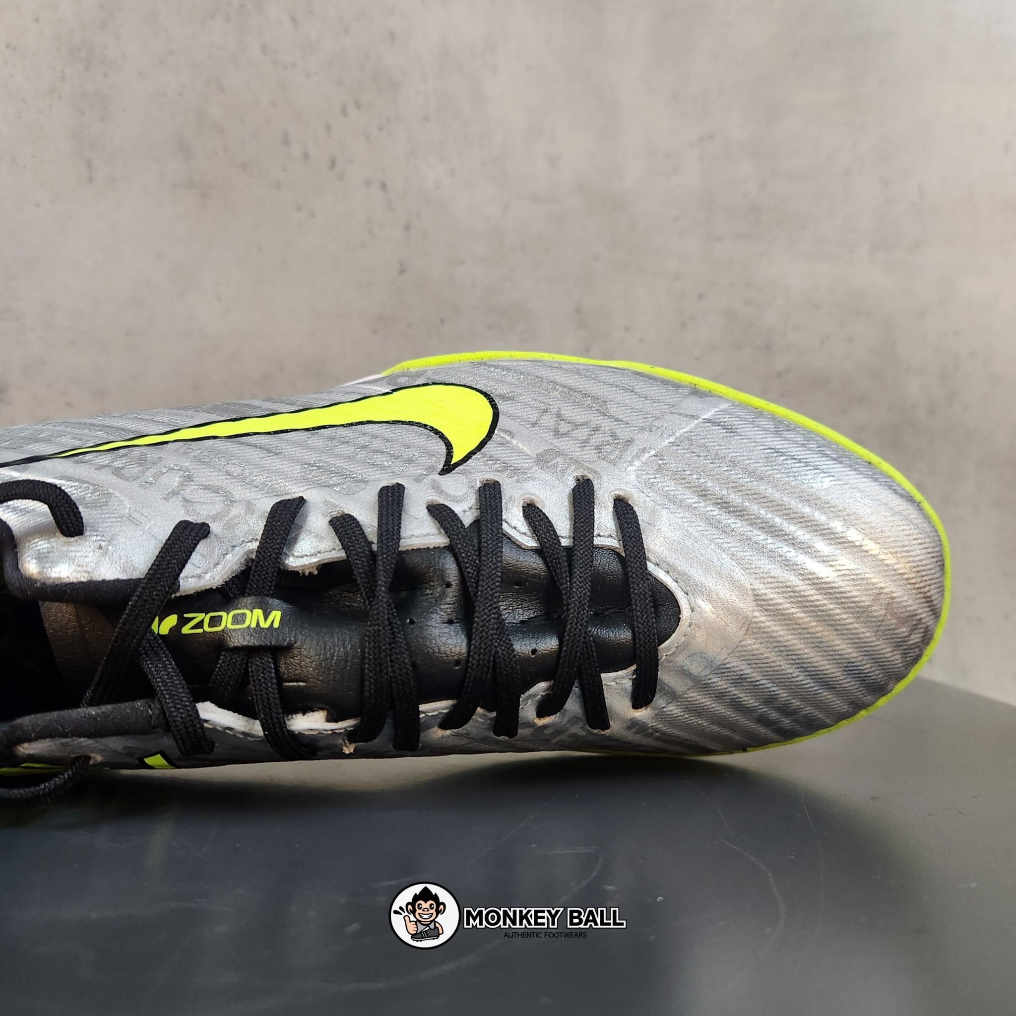  Nike Zoom Vapor 15 Academy XXV TF - FB8396-060 - Bạc/Xanh Neon 