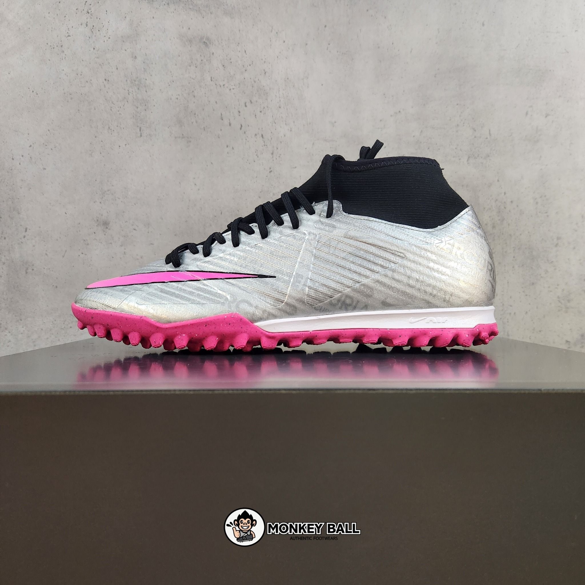  Nike Zoom Superfly 9 Academy XXV TF - FB8398-060 - Bạc/Hồng 