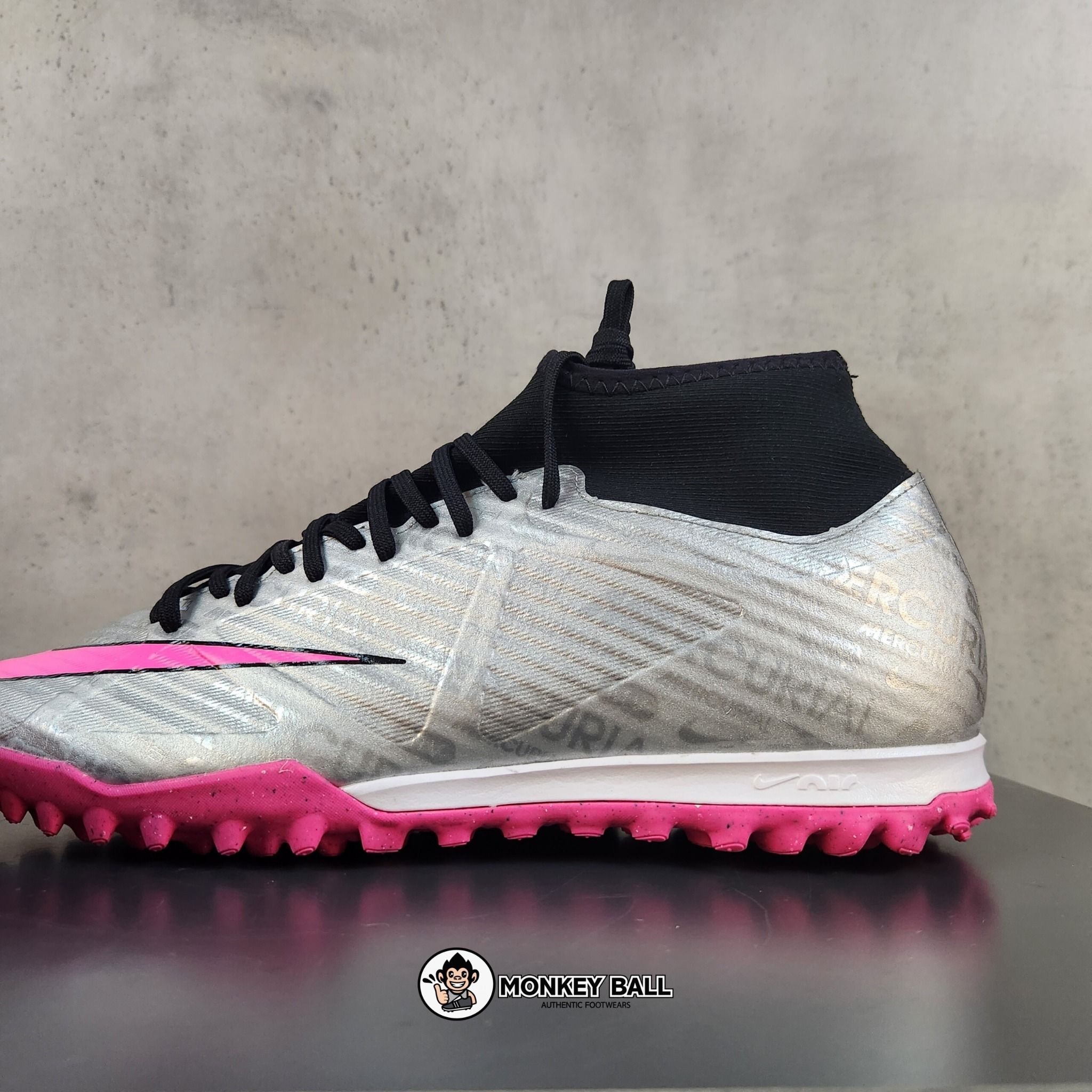  Nike Zoom Superfly 9 Academy XXV TF - FB8398-060 - Bạc/Hồng 