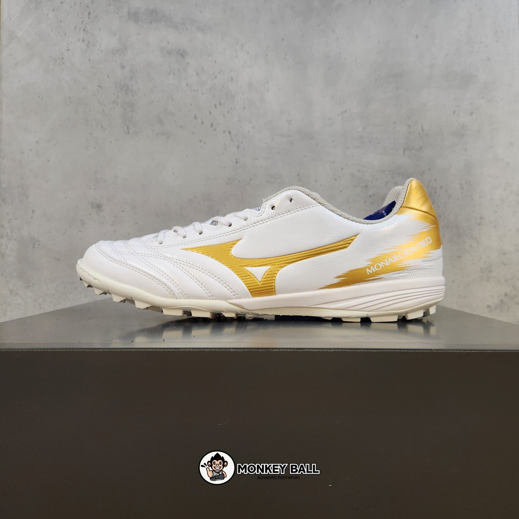  Mizuno Monarcida Neo Sala Pro TF - Q1GB232152 - Trắng/Vàng 