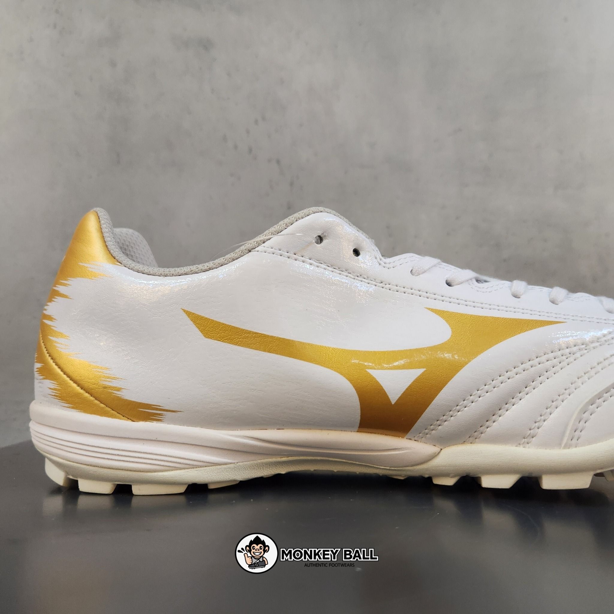  Mizuno Monarcida Neo Sala Pro TF - Q1GB232152 - Trắng/Vàng 