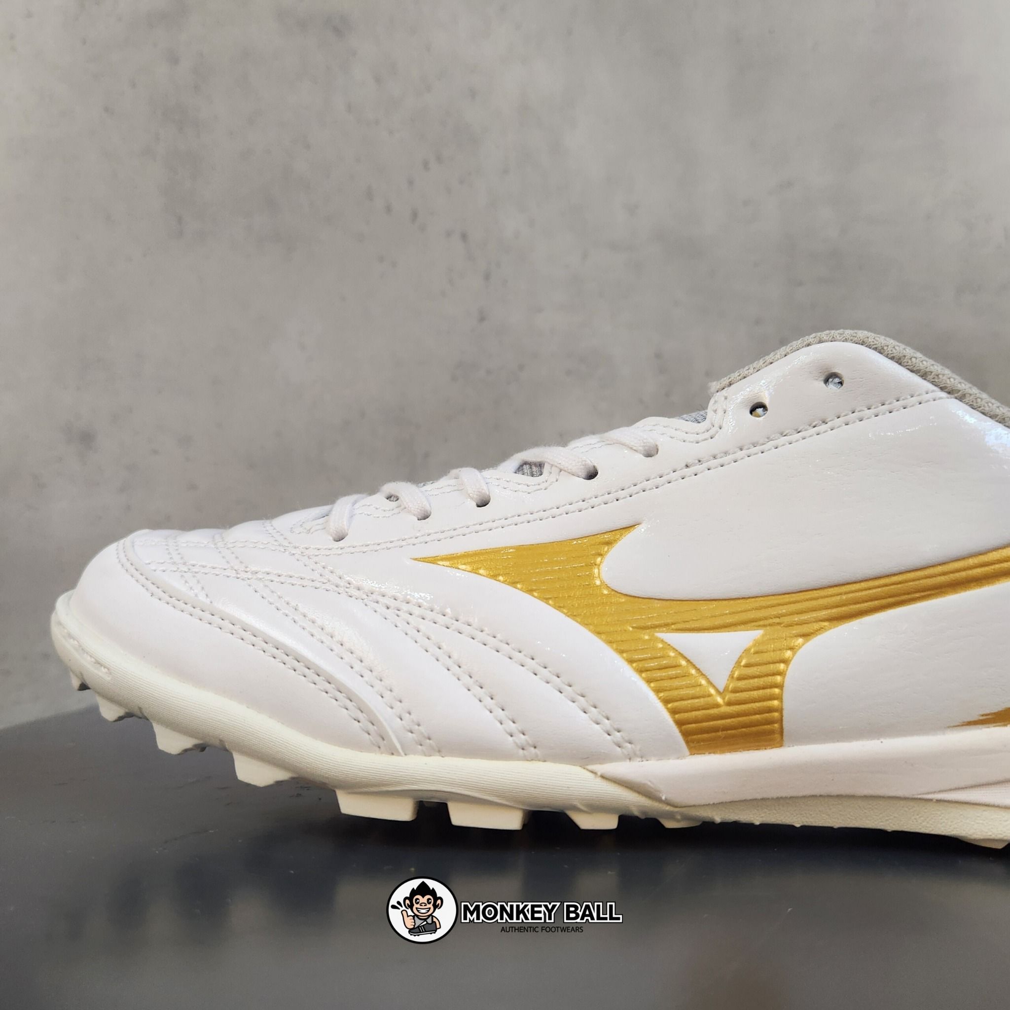  Mizuno Monarcida Neo Sala Pro TF - Q1GB232152 - Trắng/Vàng 