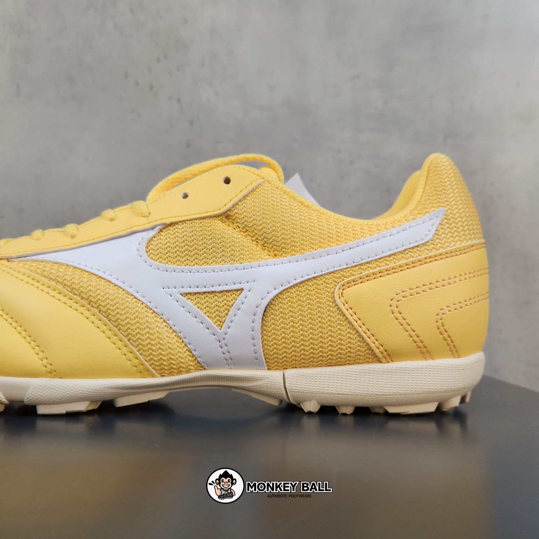  Mizuno Morelia MRL Sala Club TF - Q1GB230372 - Vàng/Trắng 