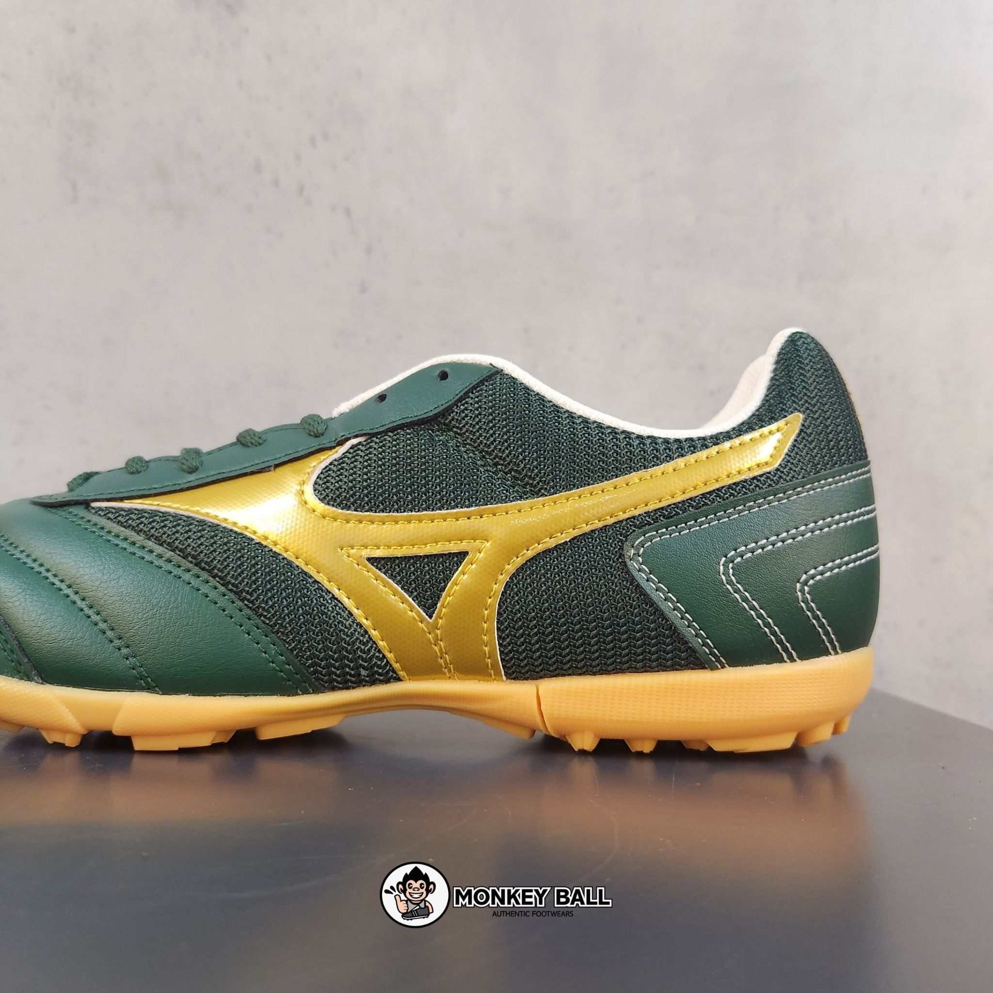  Mizuno Morelia MRL Sala Club TF - Q1GB230373 - Xanh/Vàng đồng 