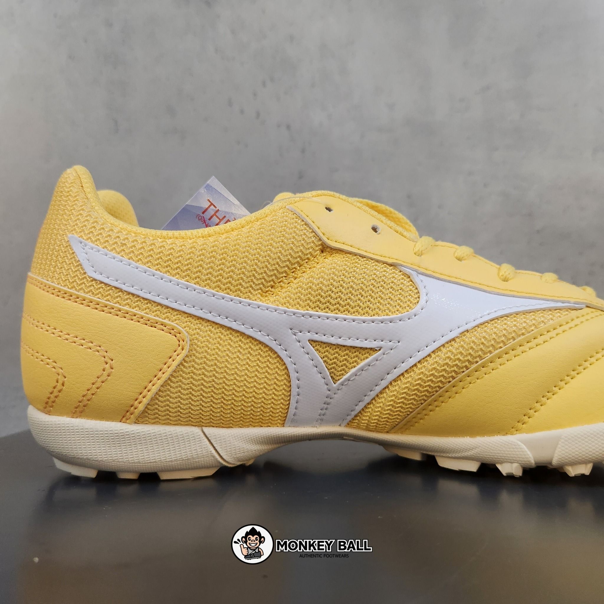  Mizuno Morelia MRL Sala Club TF - Q1GB230372 - Vàng/Trắng 