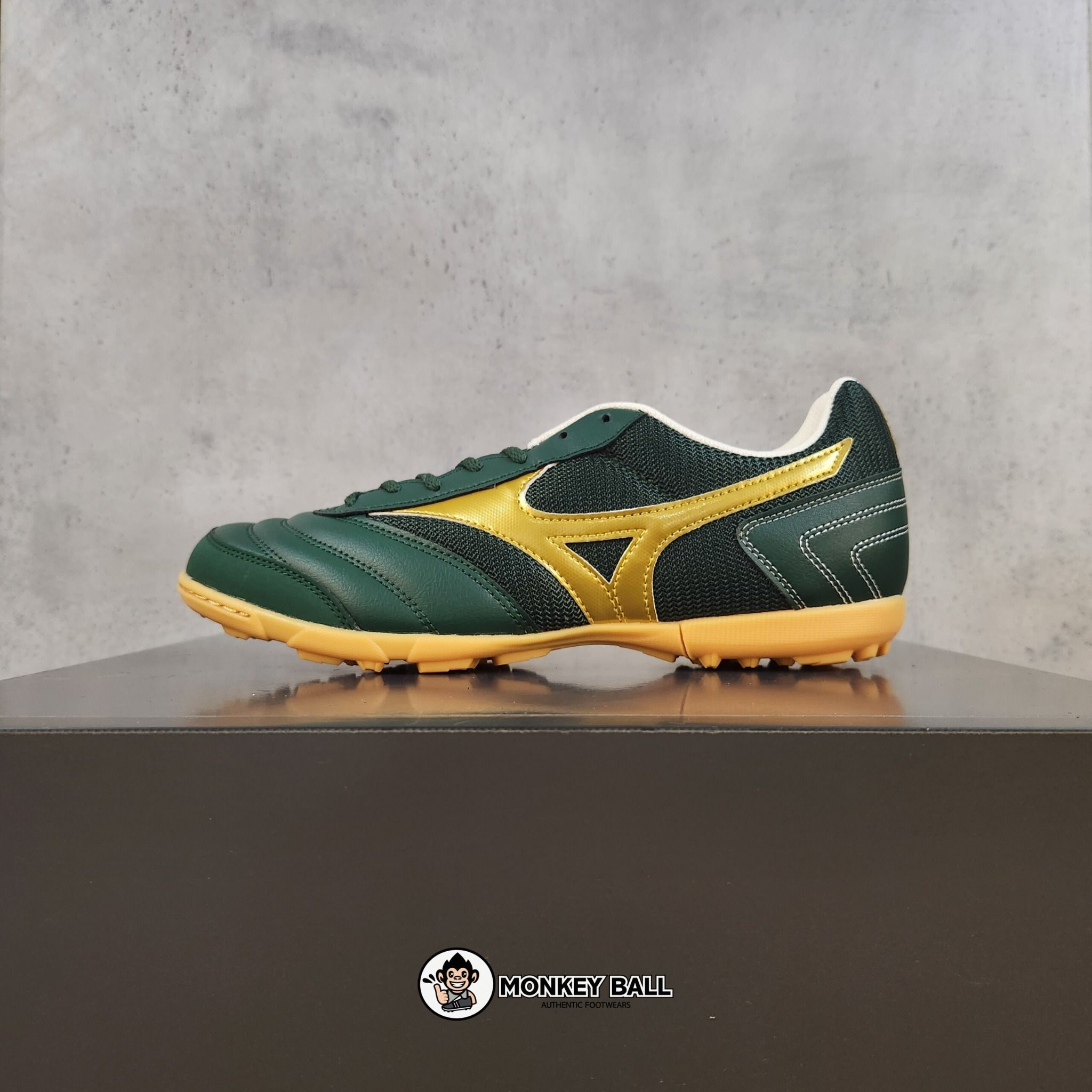  Mizuno Morelia MRL Sala Club TF - Q1GB230373 - Xanh/Vàng đồng 