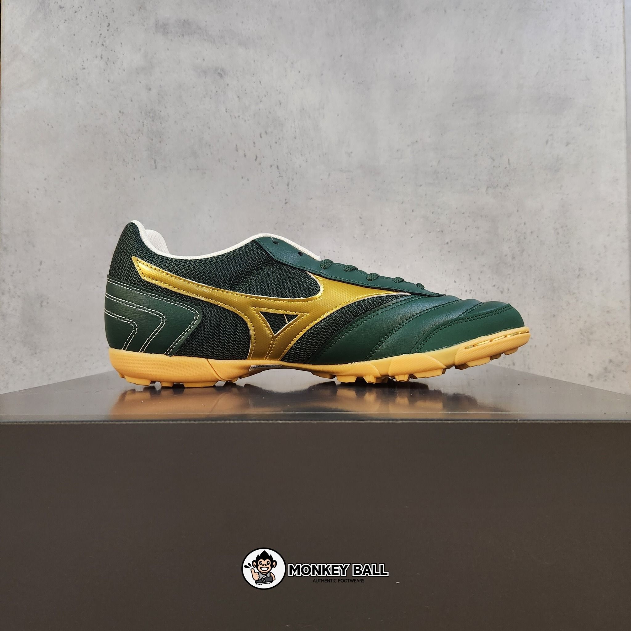  Mizuno Morelia MRL Sala Club TF - Q1GB230373 - Xanh/Vàng đồng 