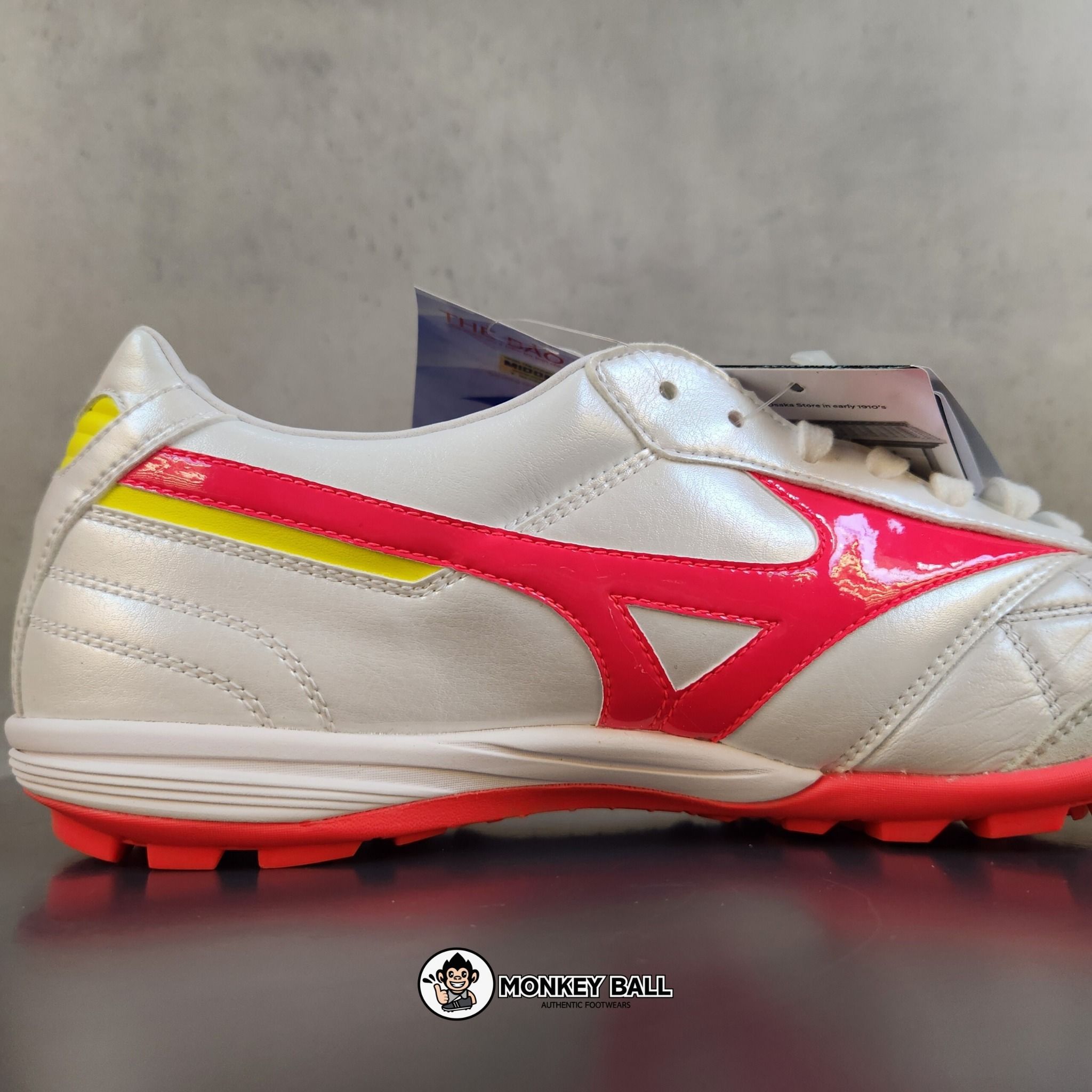  Mizuno Morelia Sala Japan TF - Q1GB230064 - Trắng Cam 