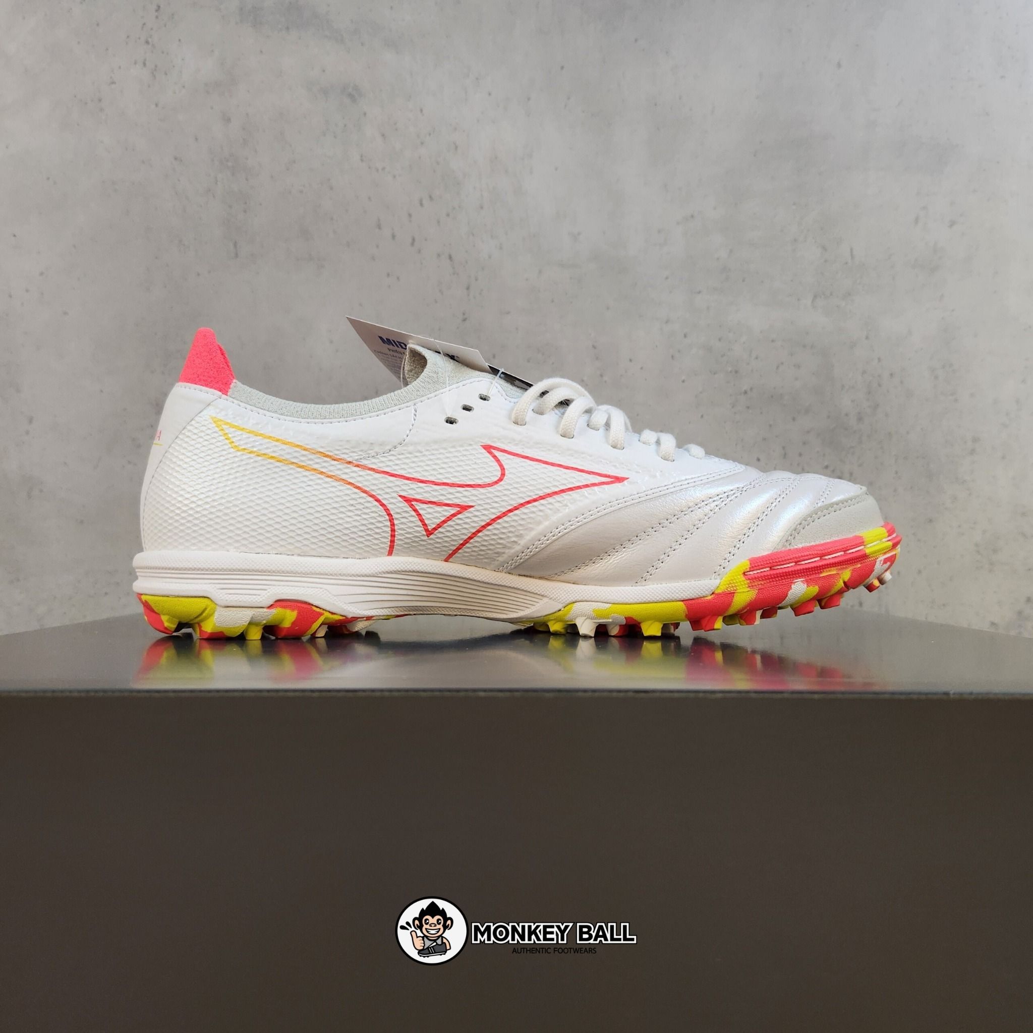  Mizuno Morelia Neo Sala Beta Japan TF - Q1GB239064 - Trắng Đỏ Vàng 