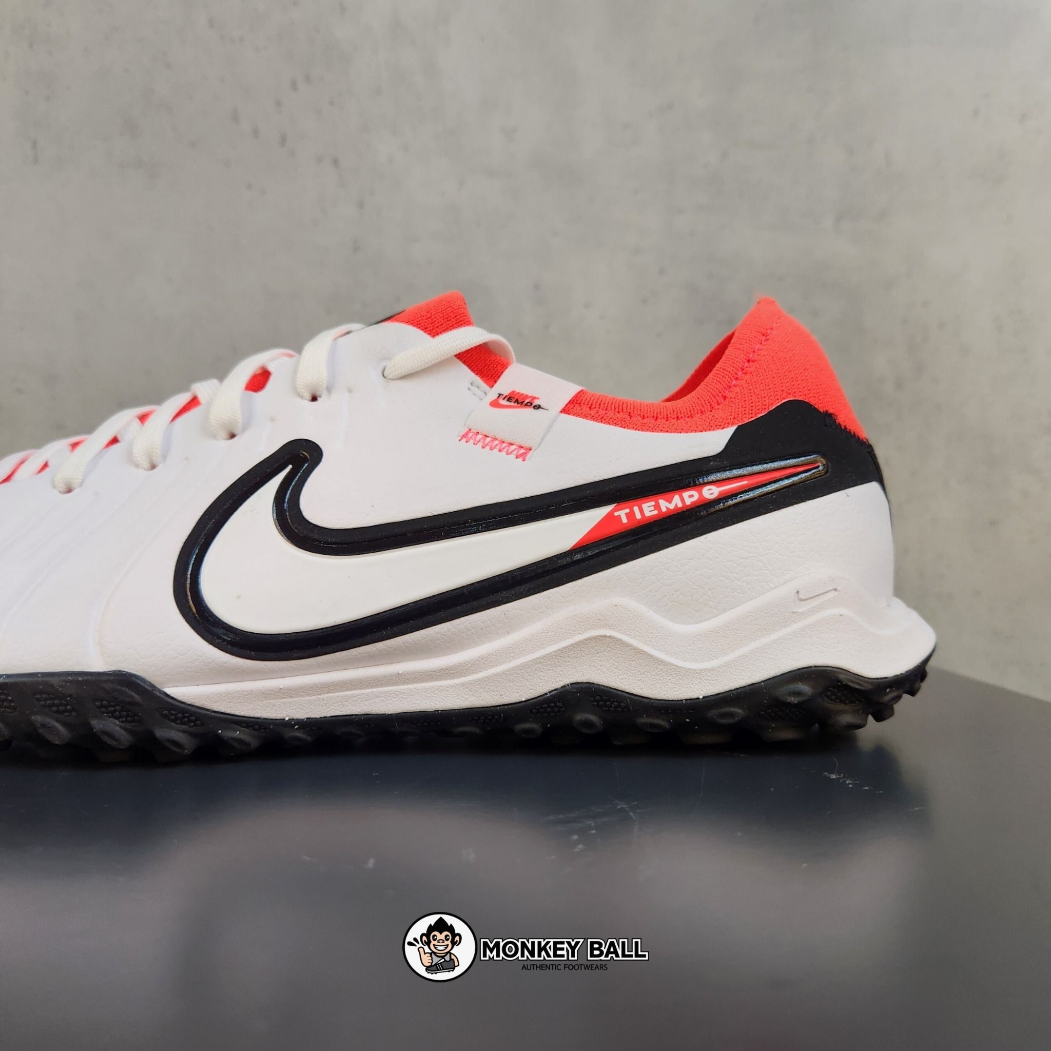  Nike Tiempo 10 Pro Legend TF - DV4336-100 - Trắng / Đỏ / Đen 