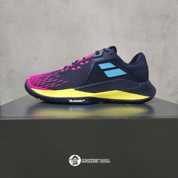  Giày Pickleball Babolat Propulse Fury 3 All Court Men - Hồng / Xanh Than 