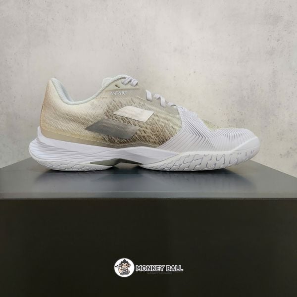  Giày Pickleball Babolat Jet Mach 3 All Court Men - Trắng cát 